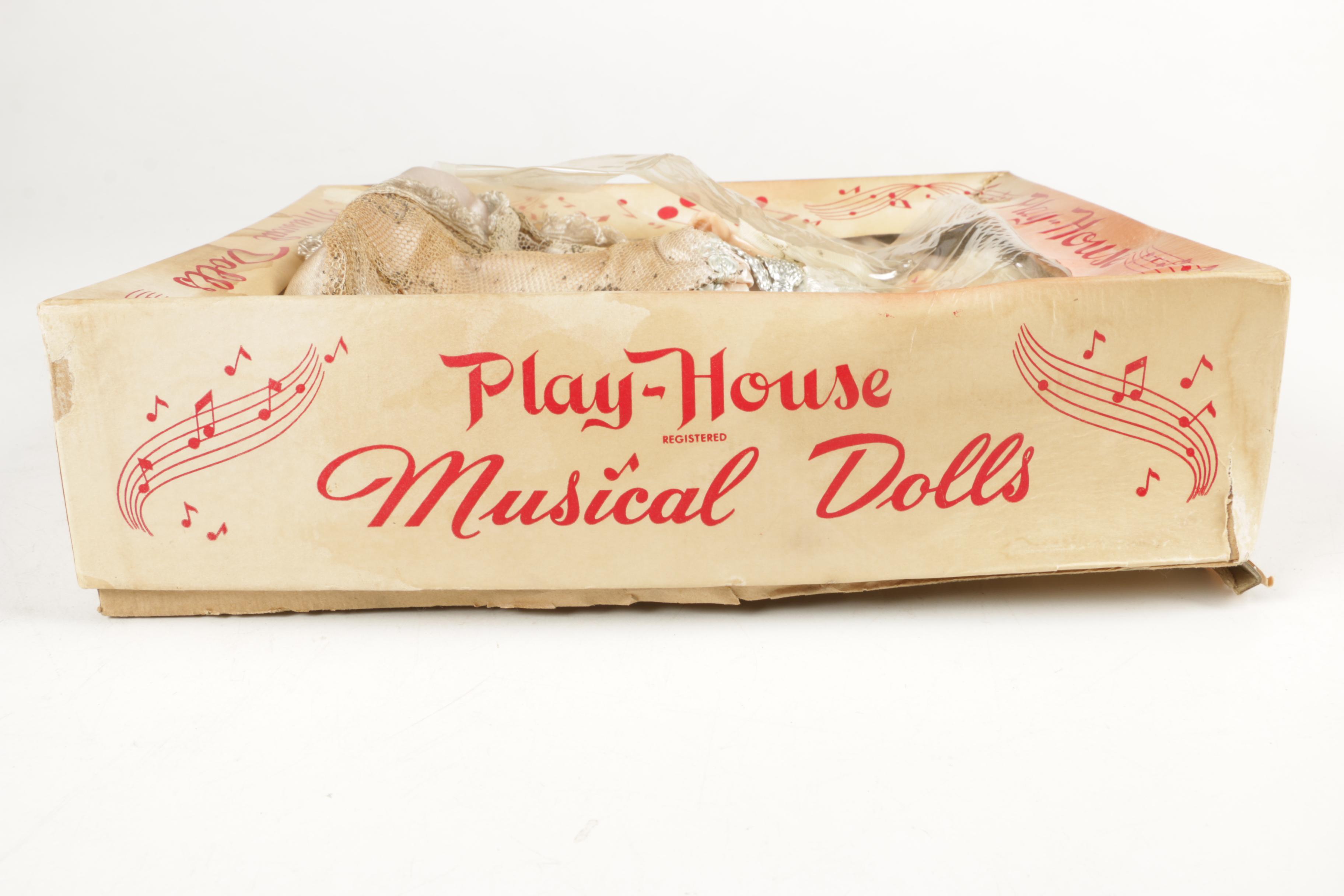 Vintage Dolls Including Musical Doll