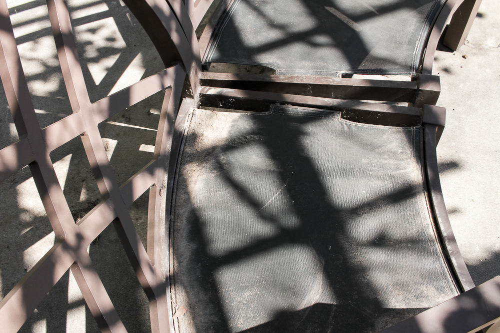 Outdoor Demilune Conversation Seat