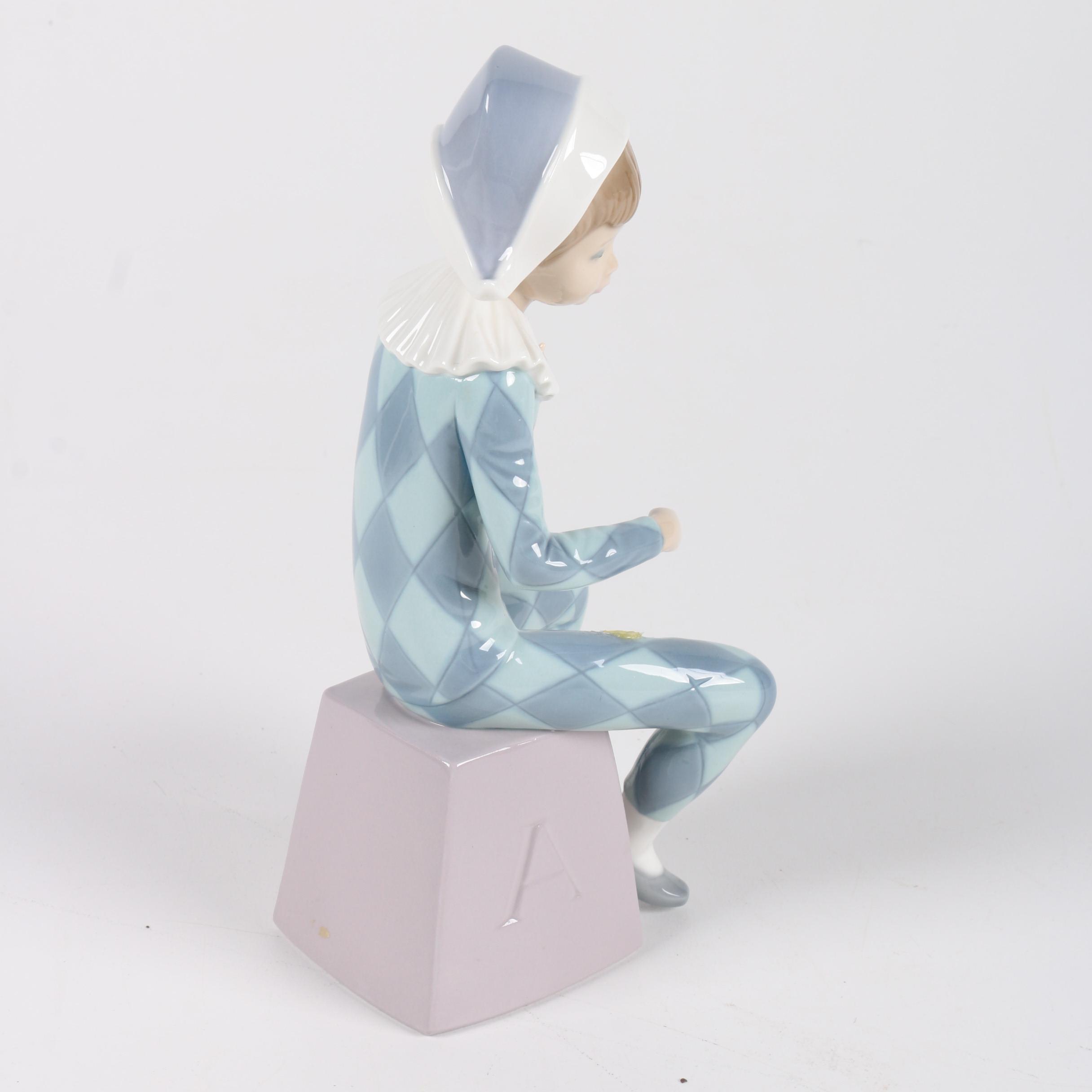 Vintage Ceramic Lladró Figurine of a Jester