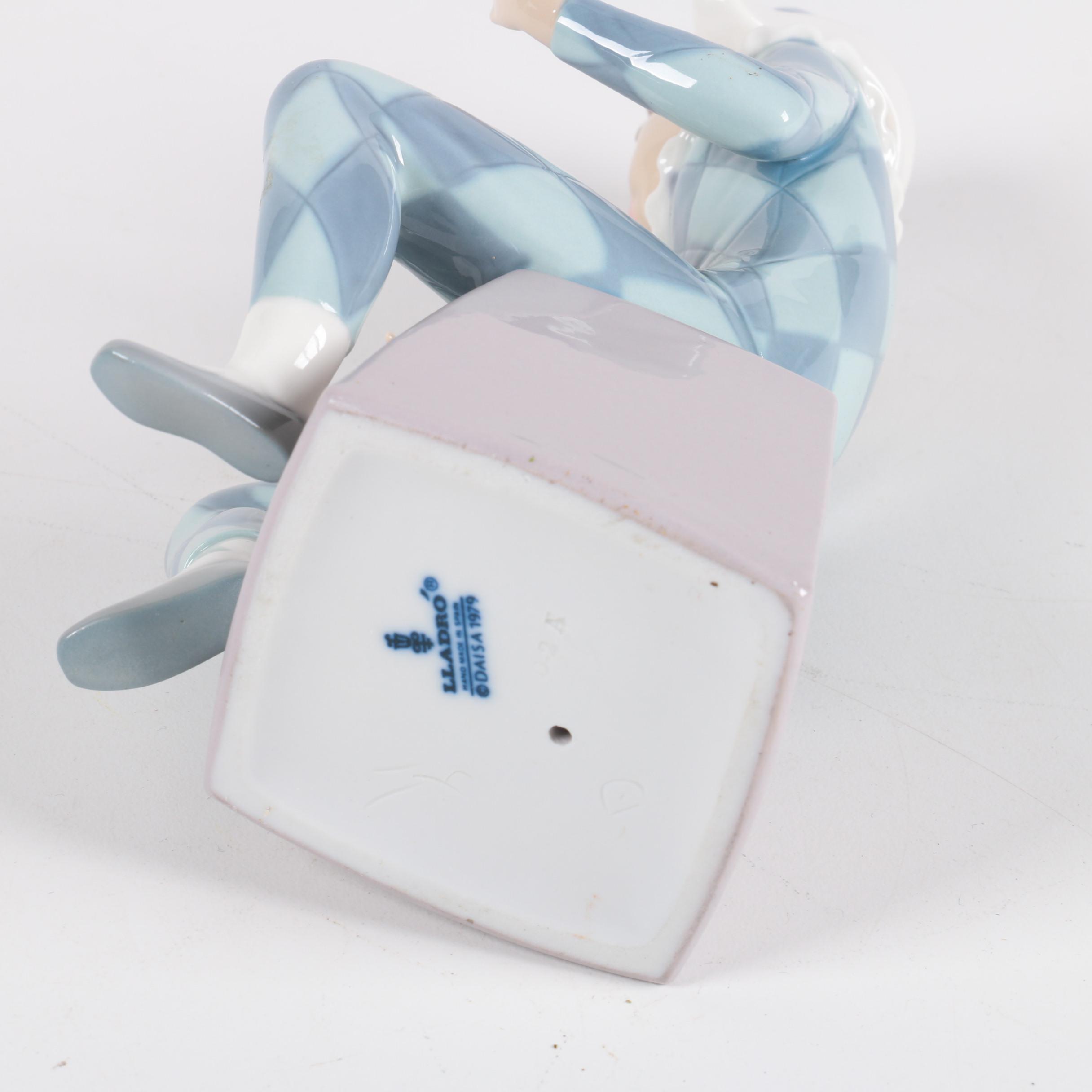 Vintage Ceramic Lladró Figurine of a Jester