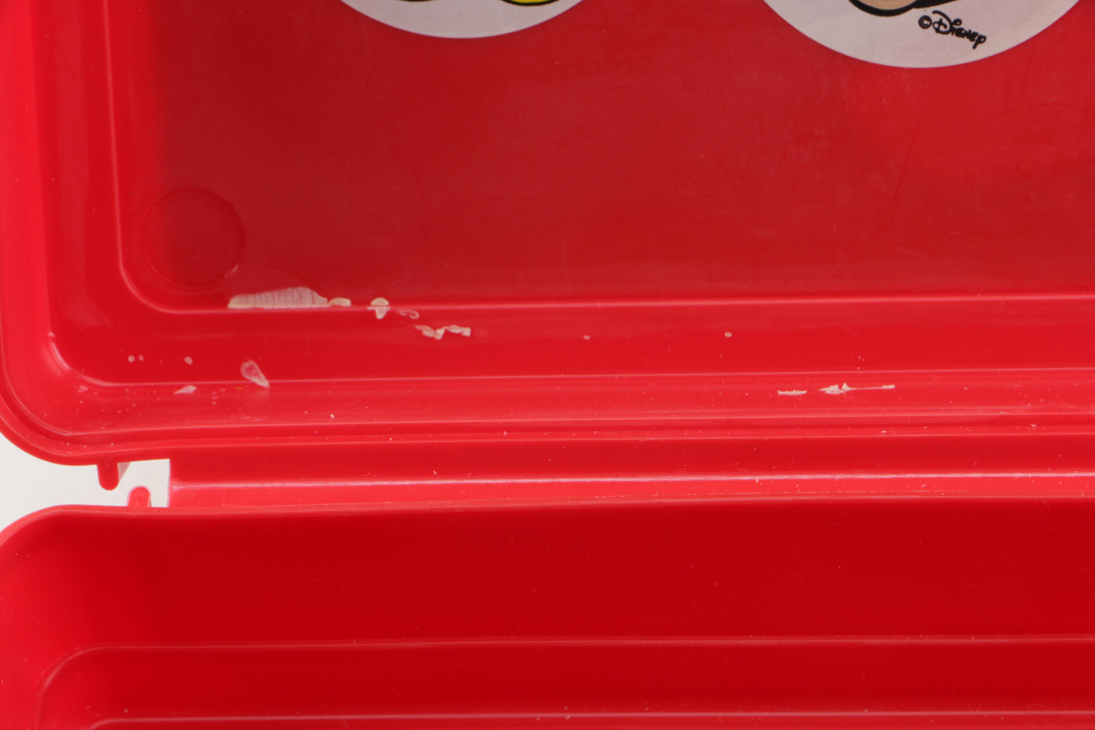 Mickey Mouse Lunch Boxes and Plate