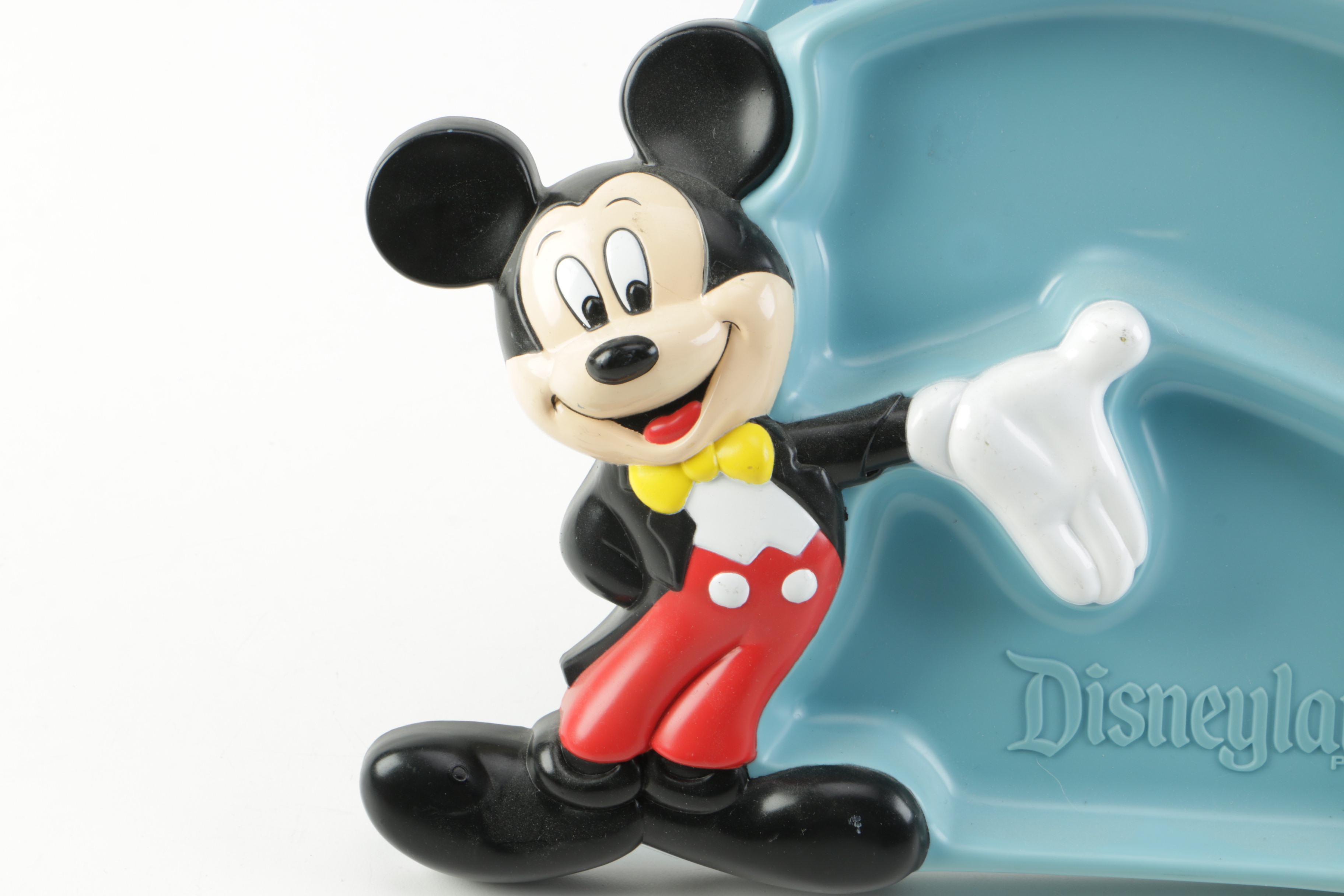 Mickey Mouse Lunch Boxes and Plate