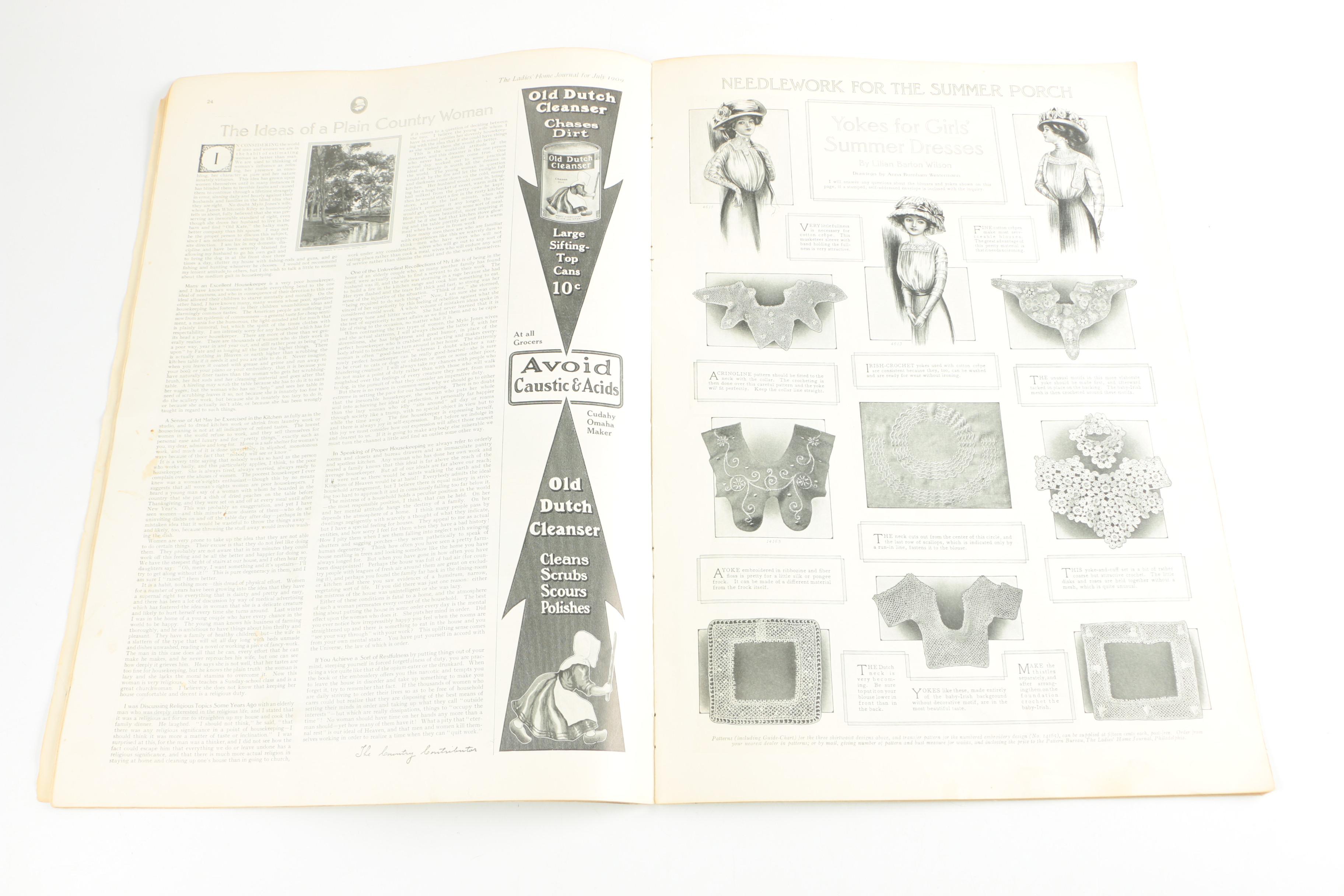1927 "Sunset" Magazine and Vintage "The Ladies Home Journal"