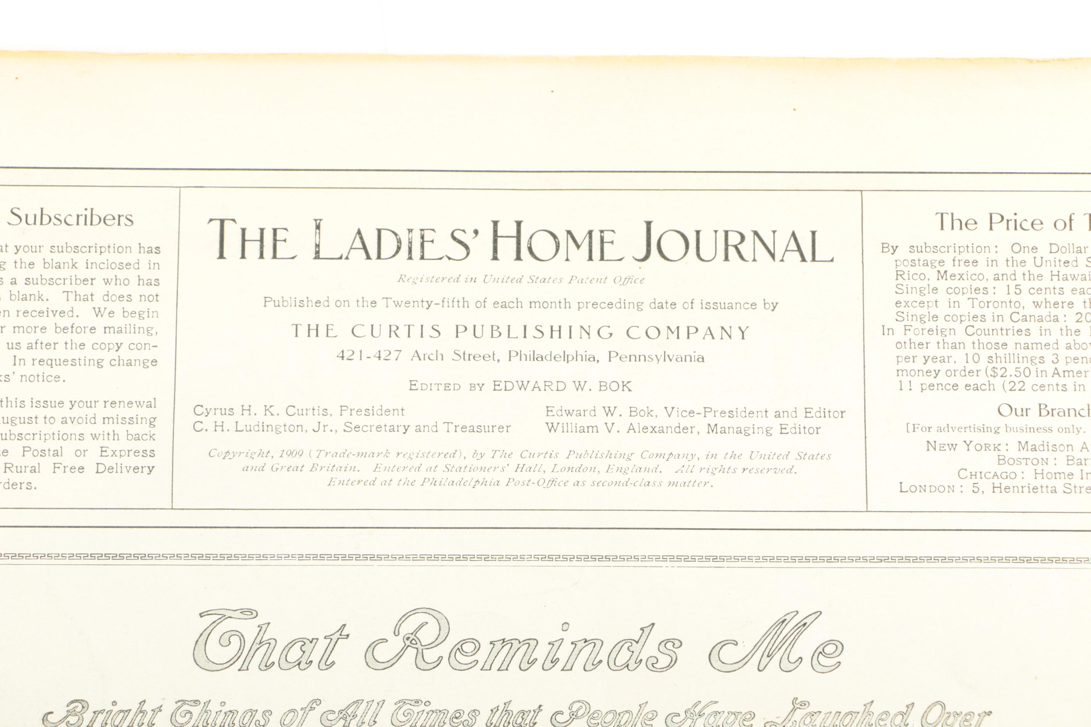 1927 "Sunset" Magazine and Vintage "The Ladies Home Journal"