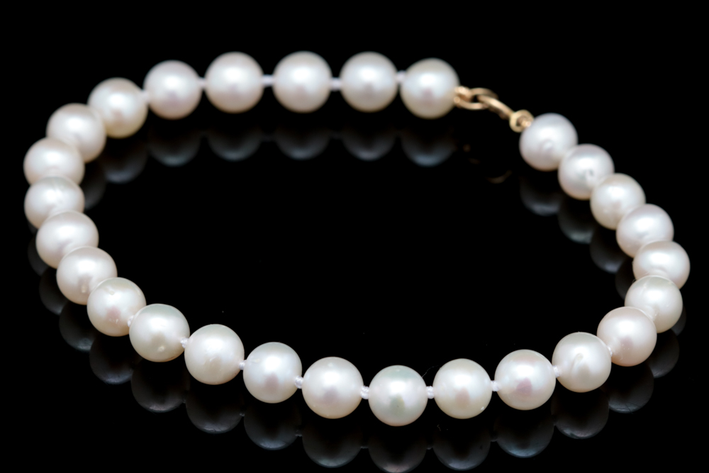 14K Yellow Gold and Akoya Pearl Bracelet