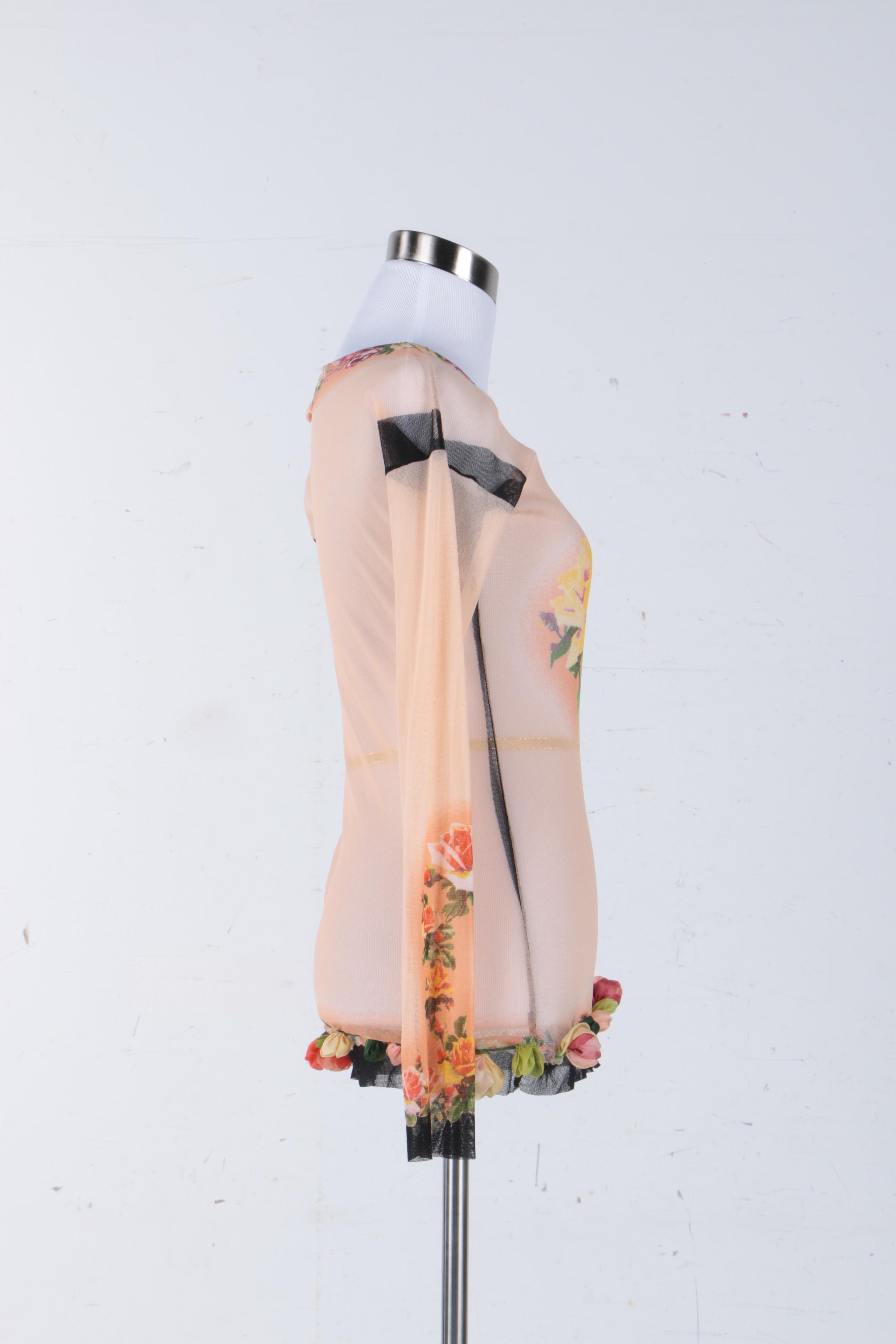 Women's Jean Paul Gaultier Maille Femme Sheer Shirt