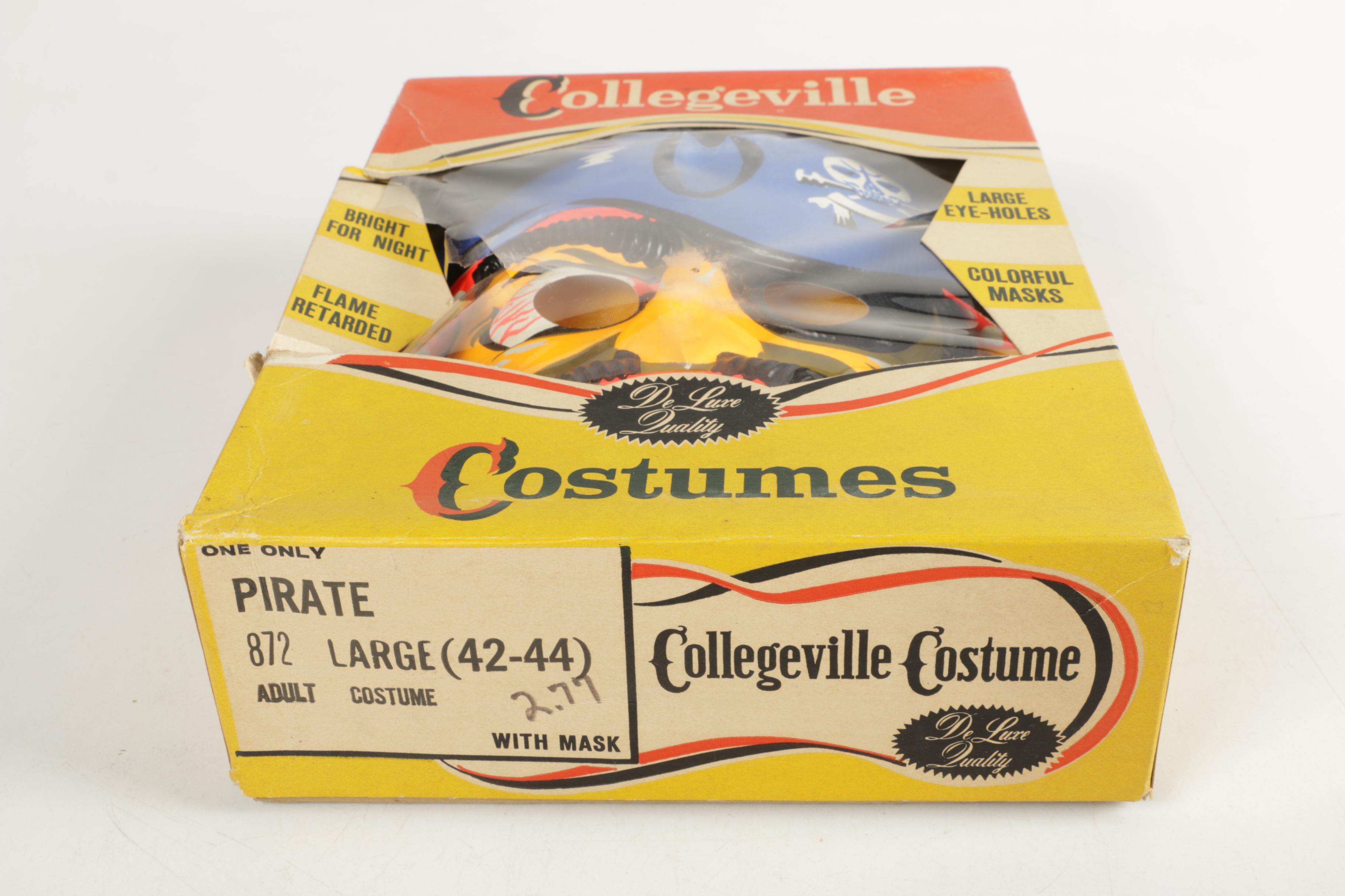 Vintage Collegeville Costumes Pirate and Owl Ensembles