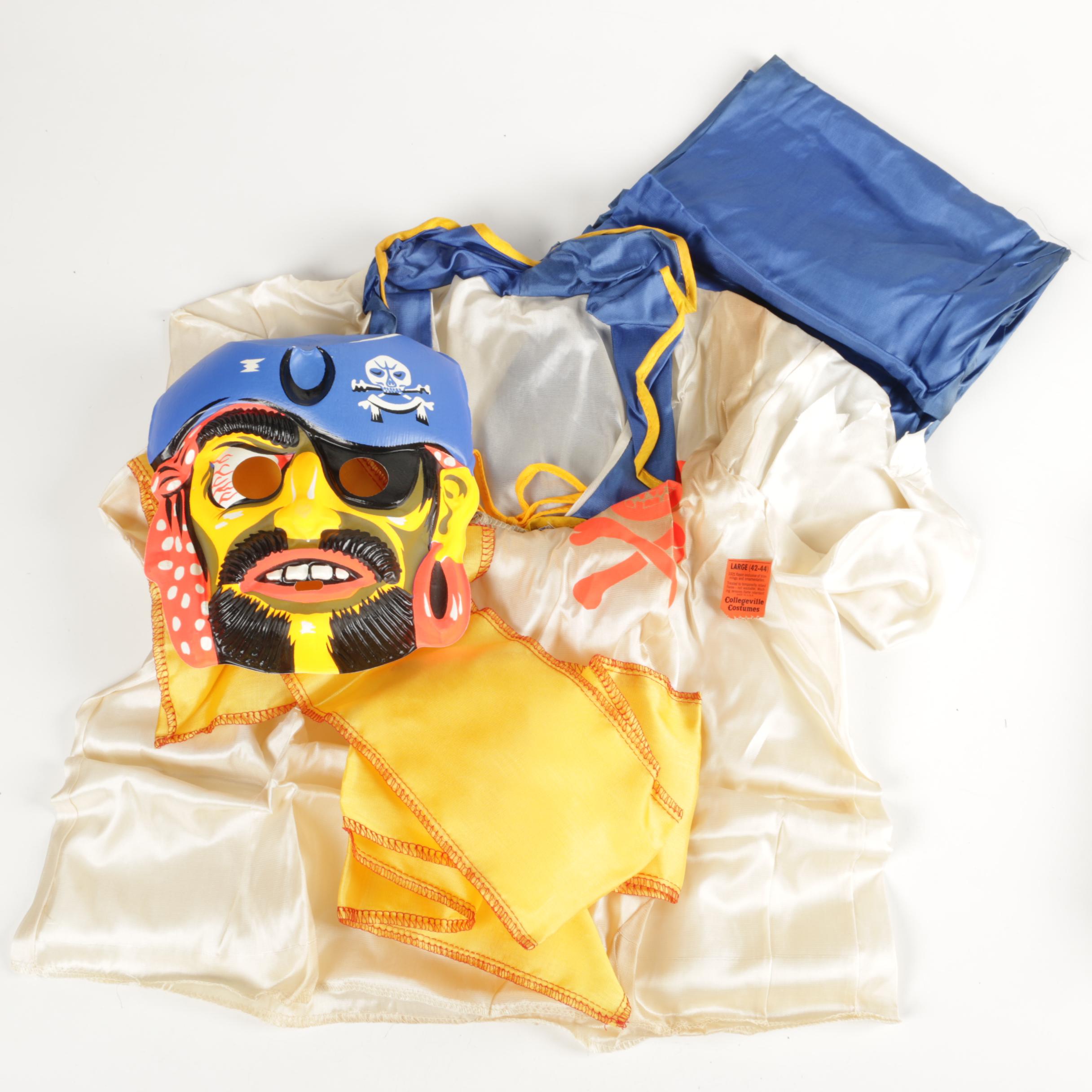 Vintage Collegeville Costumes Pirate and Owl Ensembles