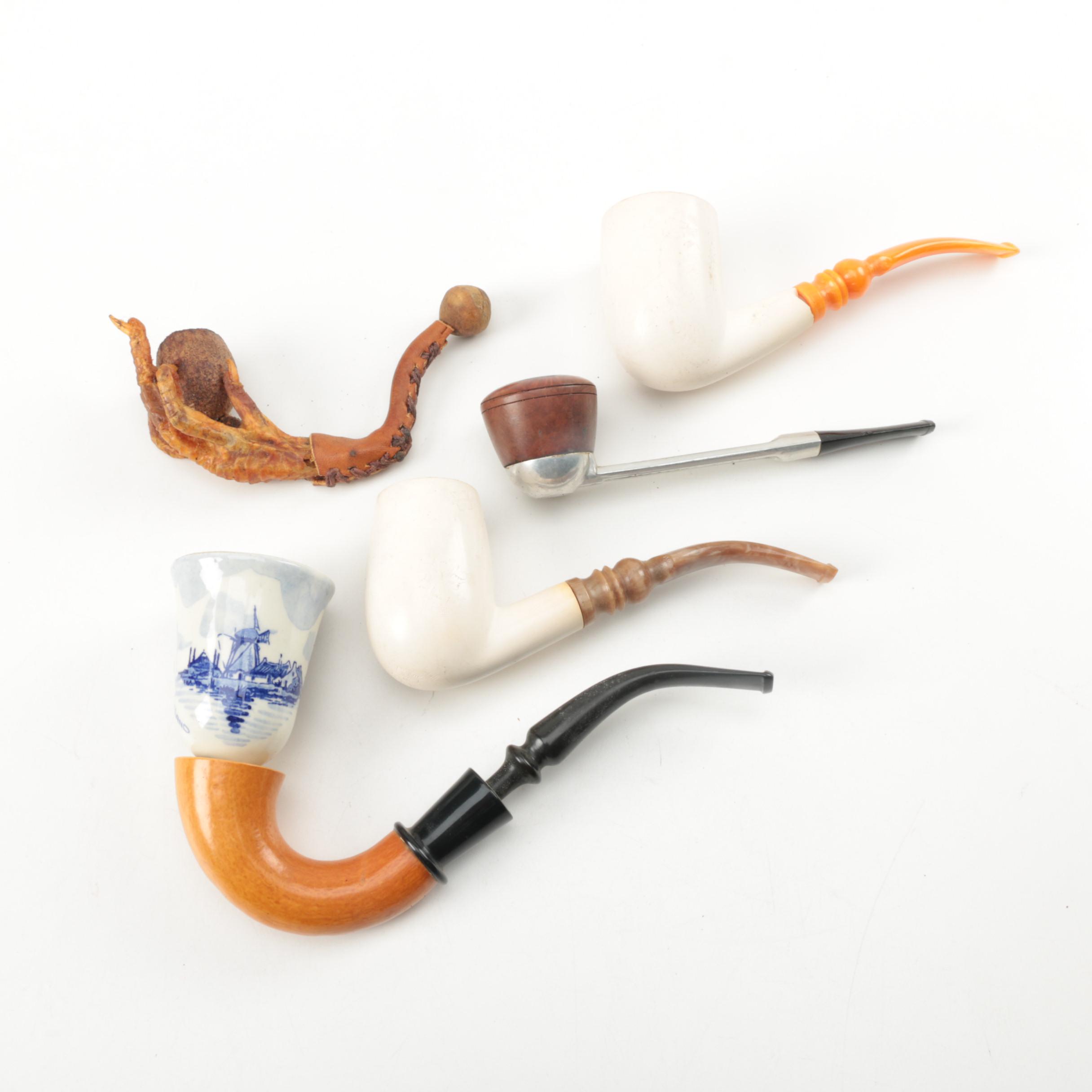 Assortment of Tobacco Pipes
