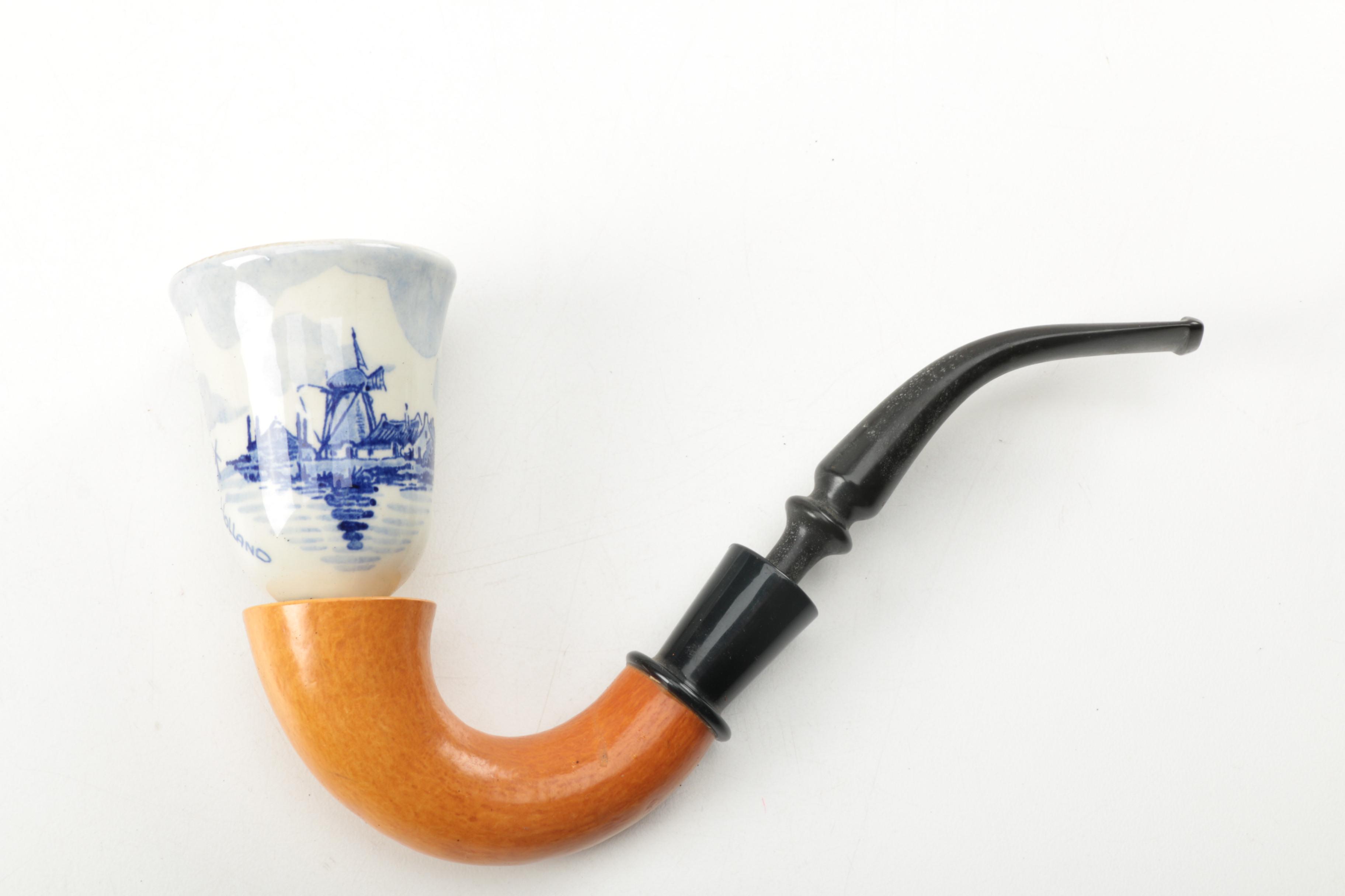 Assortment of Tobacco Pipes