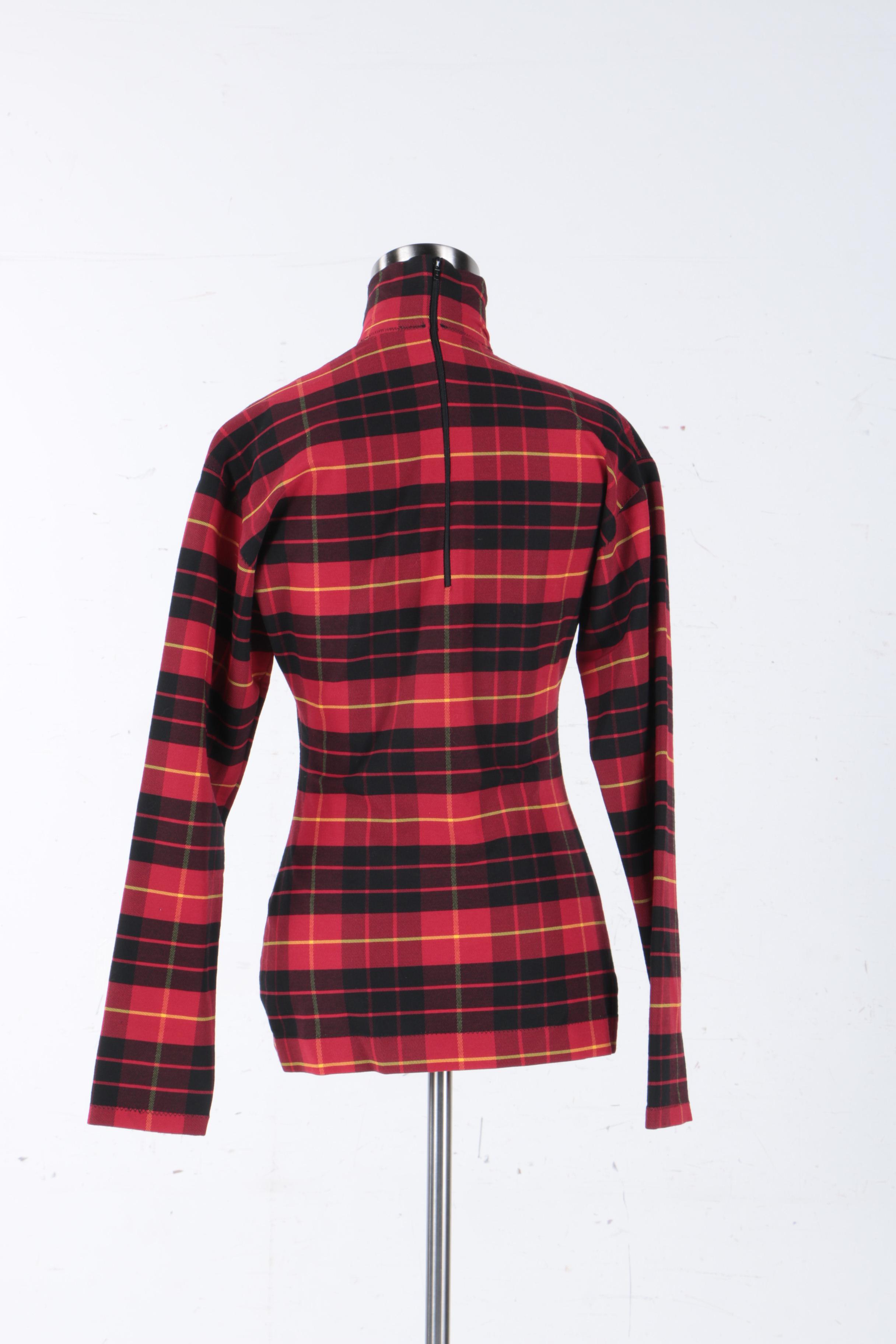 Jean Paul Gaultier Stretch Turtleneck Top