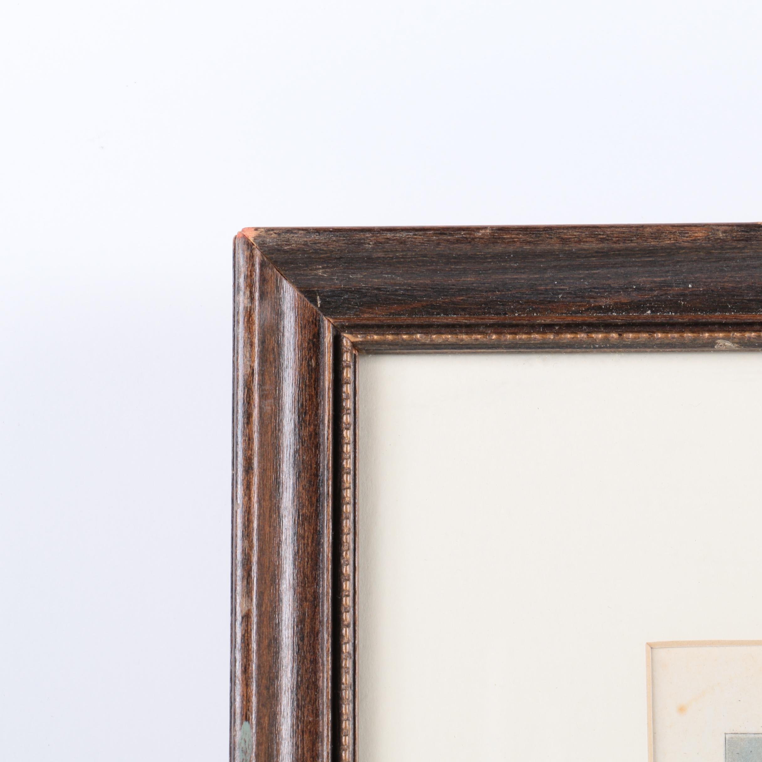 Hand-Colored Intaglio Print by Jazet After C. Vernet Painting "Le Départ"