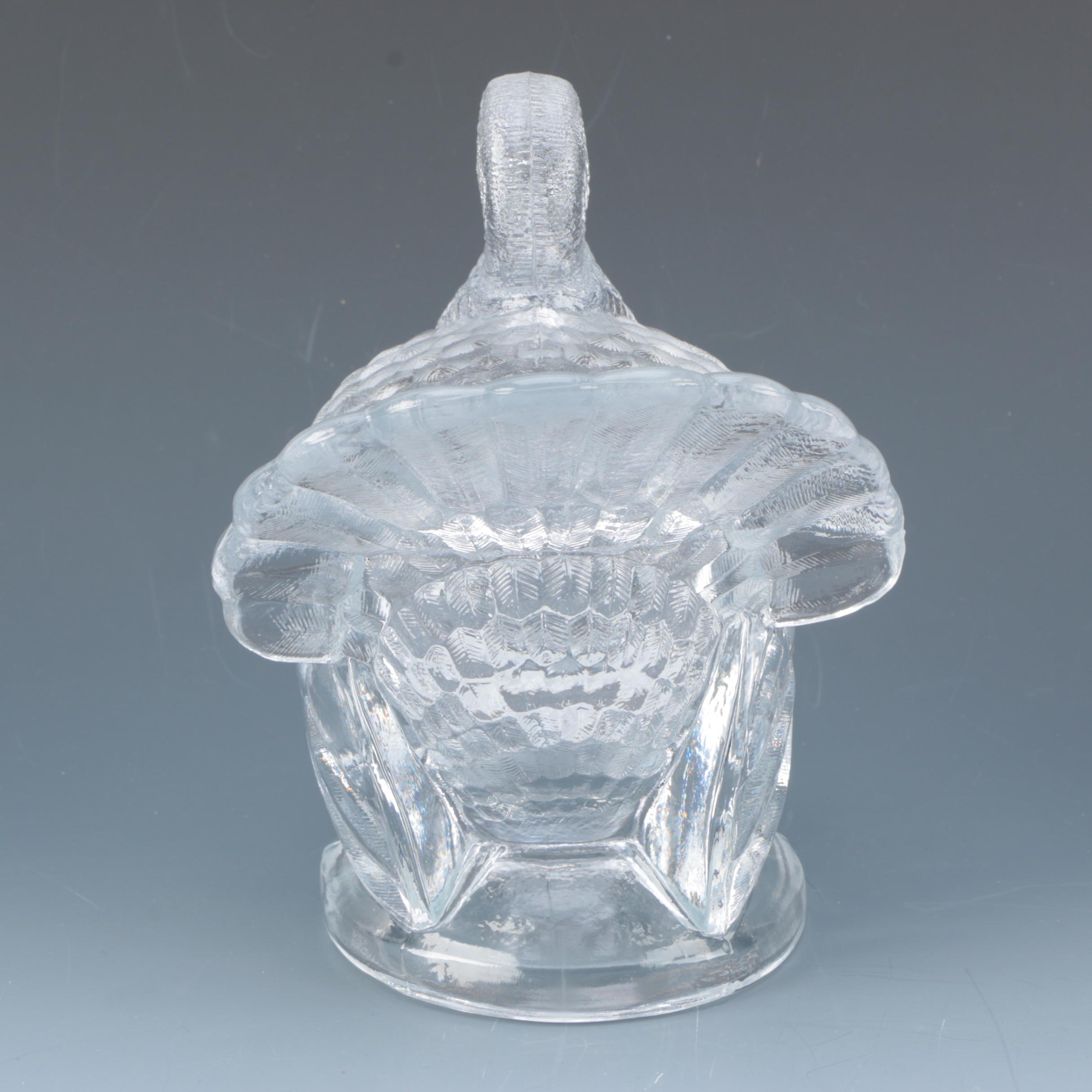 Turkey Shaped Glass Serving Dish and Others