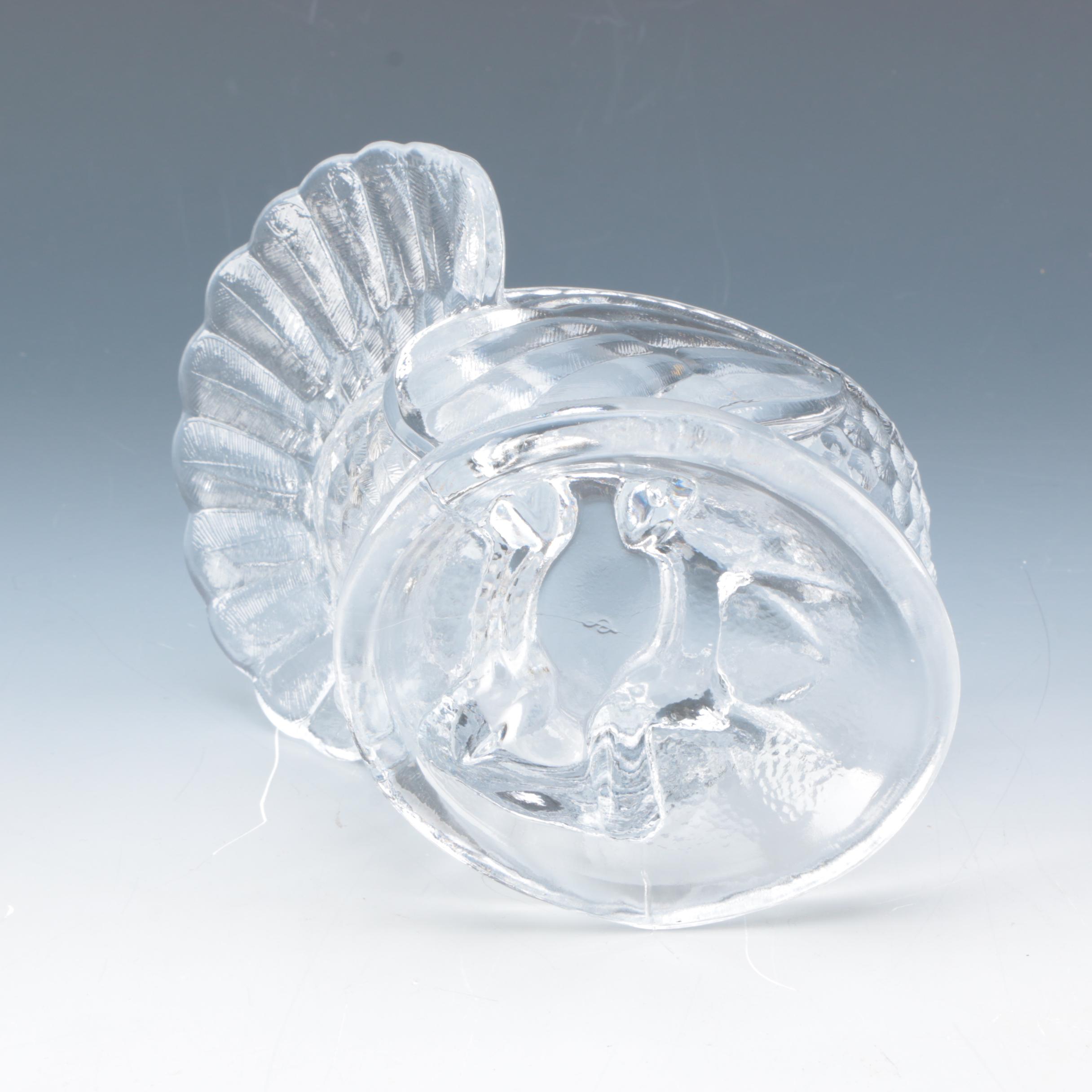 Turkey Shaped Glass Serving Dish and Others