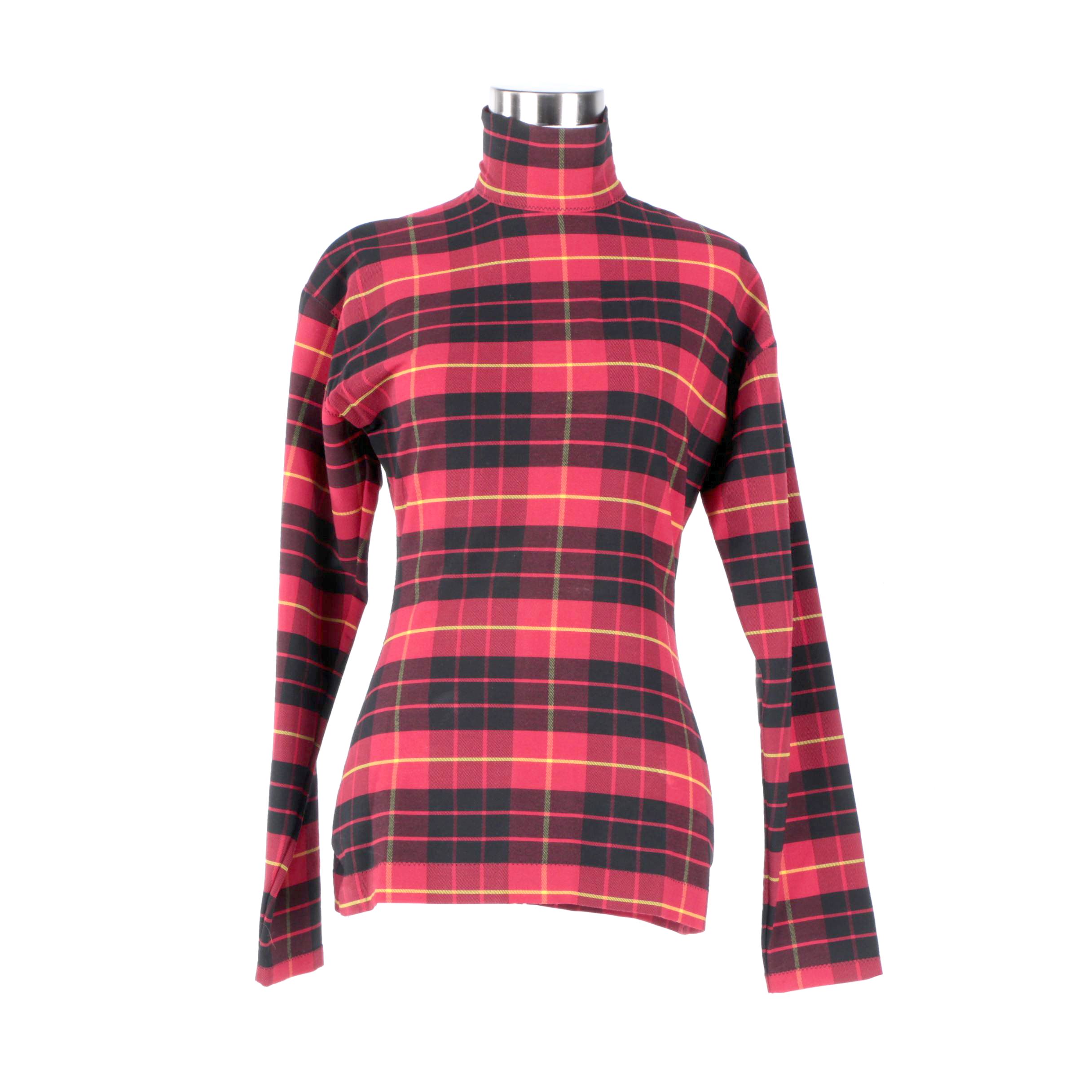 Jean Paul Gaultier Stretch Turtleneck Top