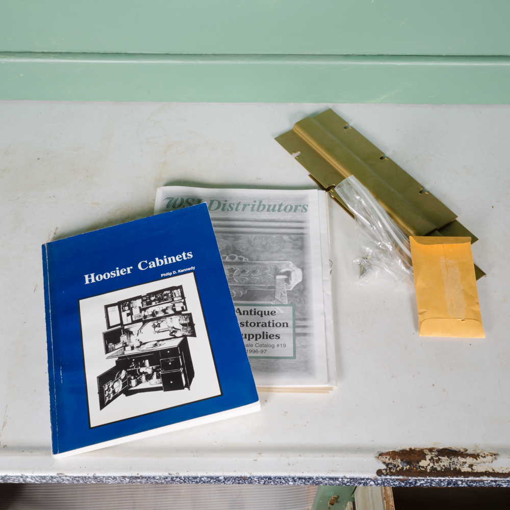 Painted Hoosier Cabinet