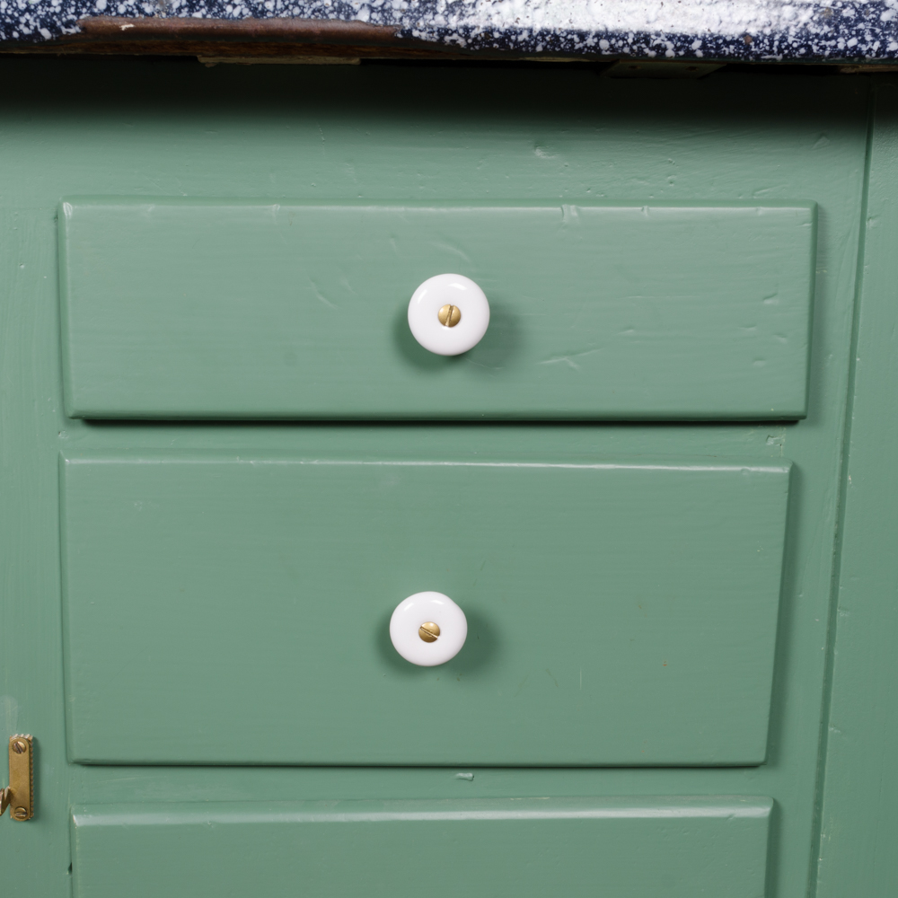 Painted Hoosier Cabinet