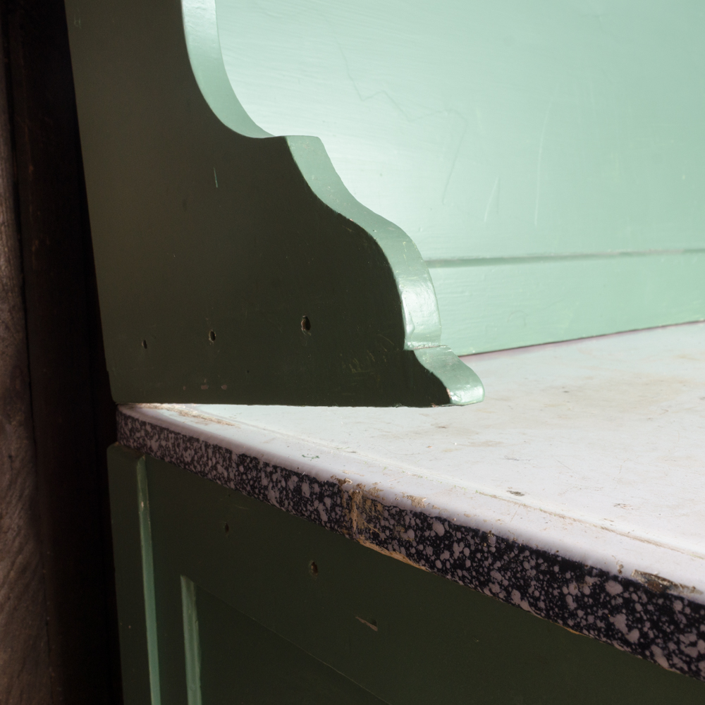 Painted Hoosier Cabinet