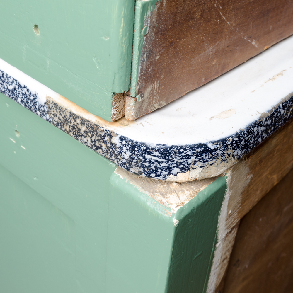 Painted Hoosier Cabinet