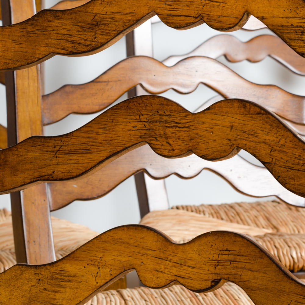 Set of French Provincial Style Dining Chairs