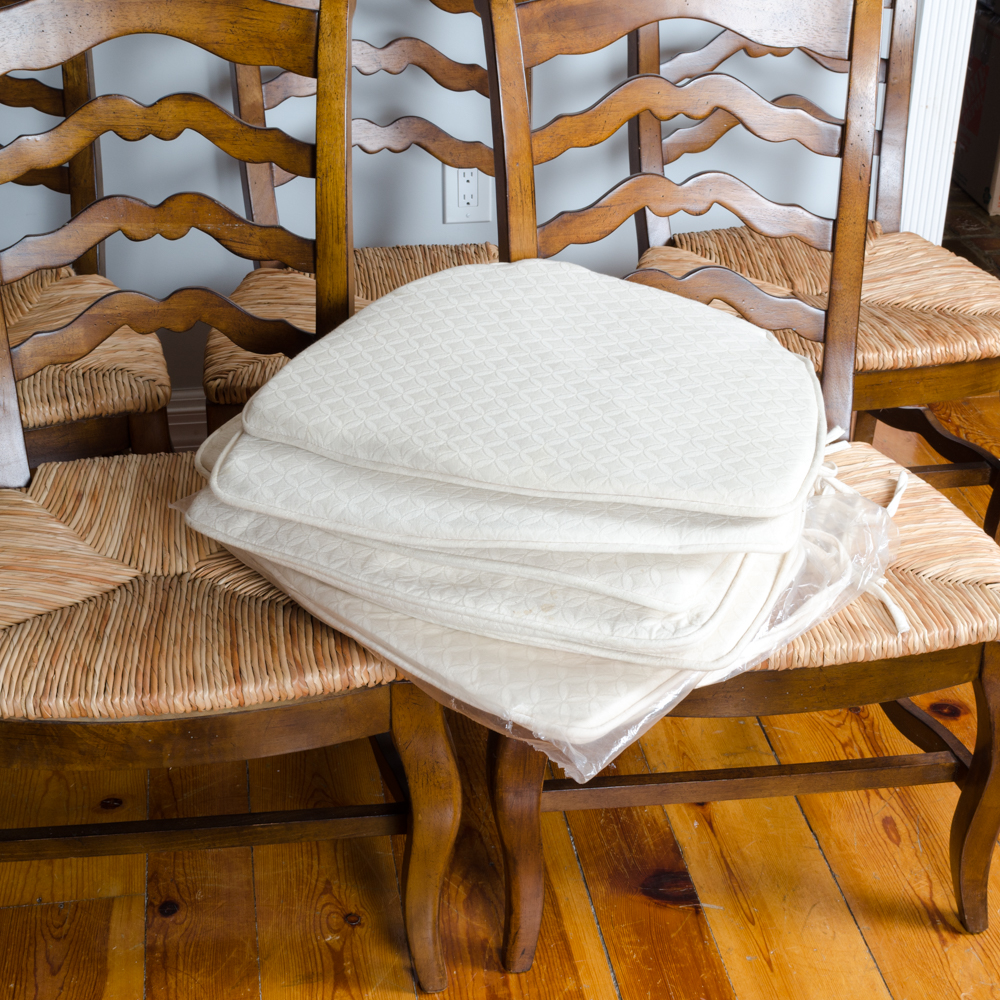 Set of French Provincial Style Dining Chairs