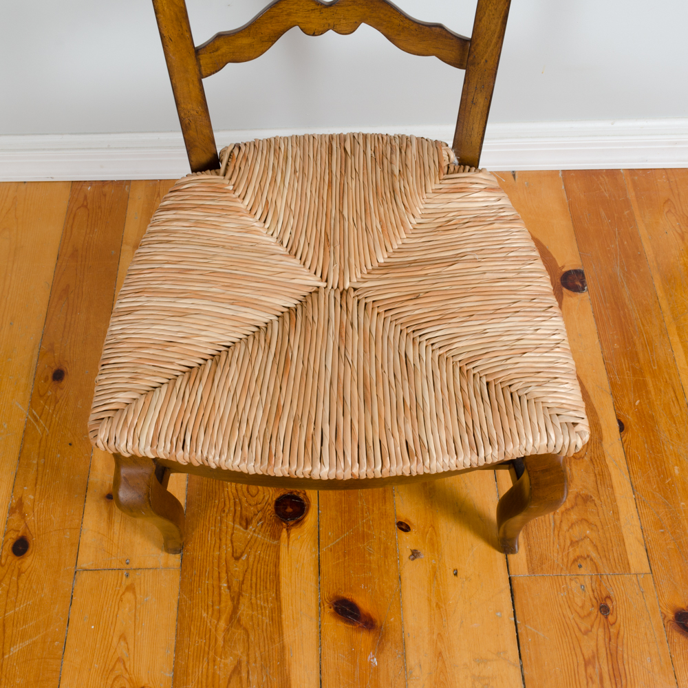 Set of French Provincial Style Dining Chairs