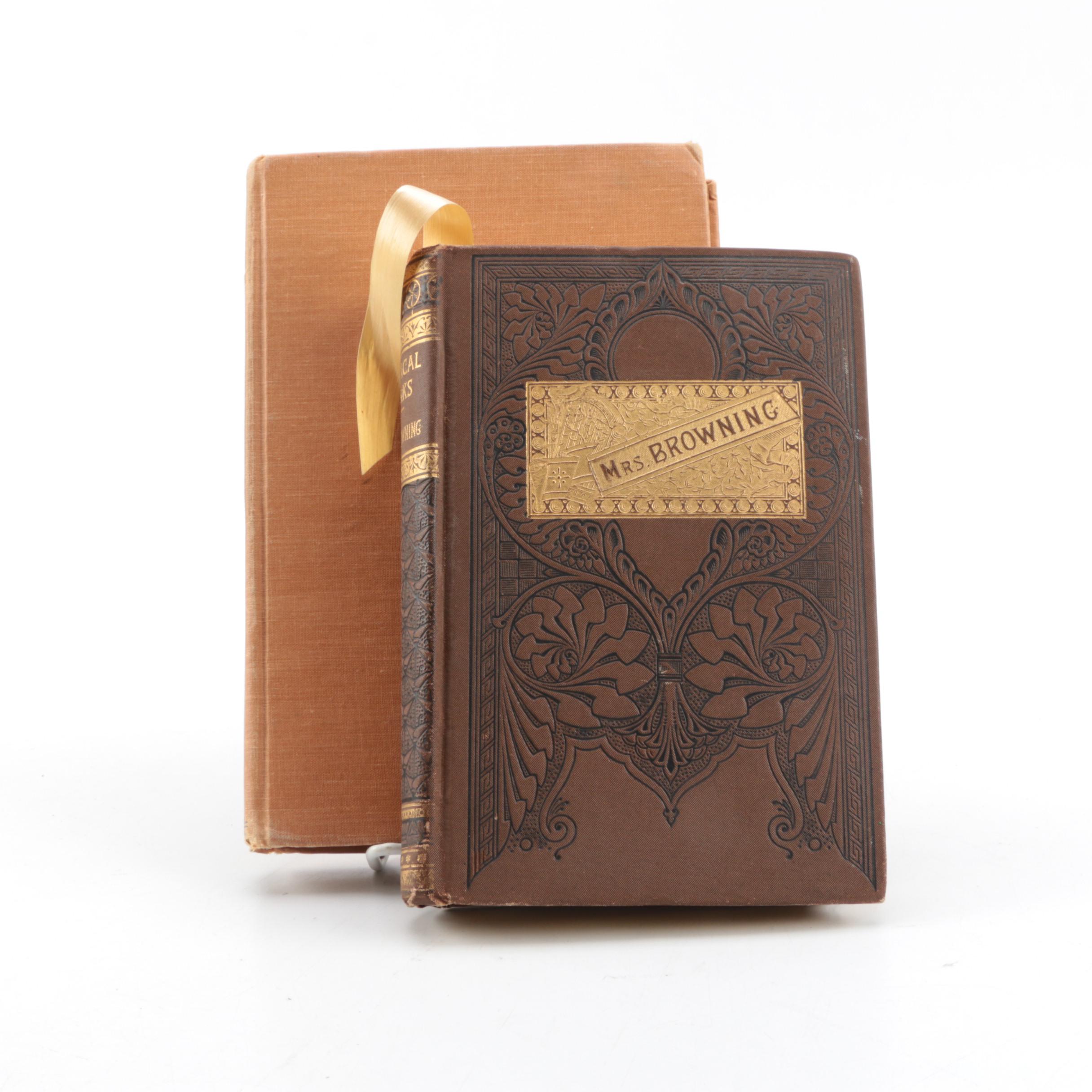 1883 "The Poetical Works of Browning" First Ed.1947 "Tales of the South Pacific"