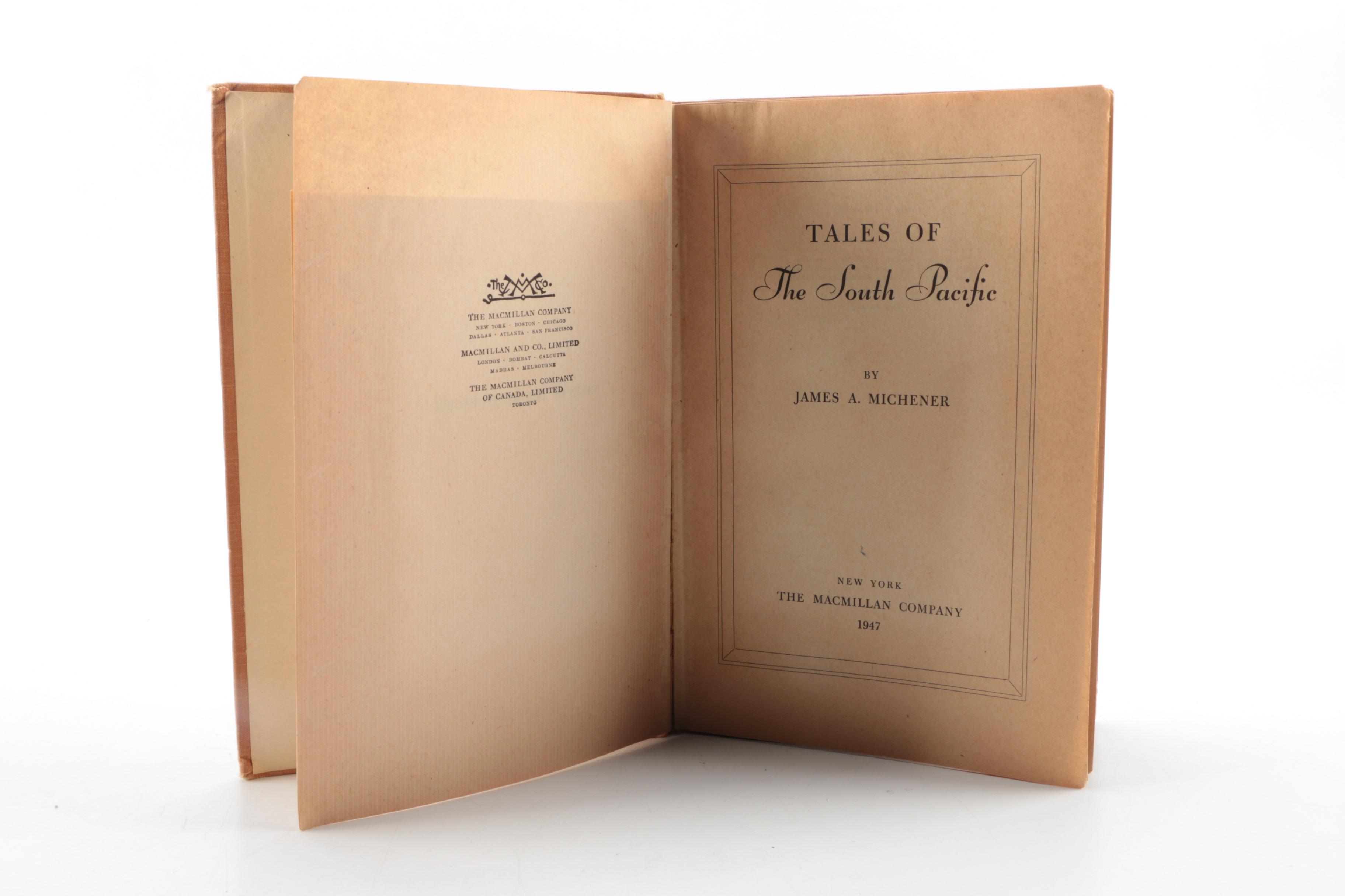 1883 "The Poetical Works of Browning" First Ed.1947 "Tales of the South Pacific"