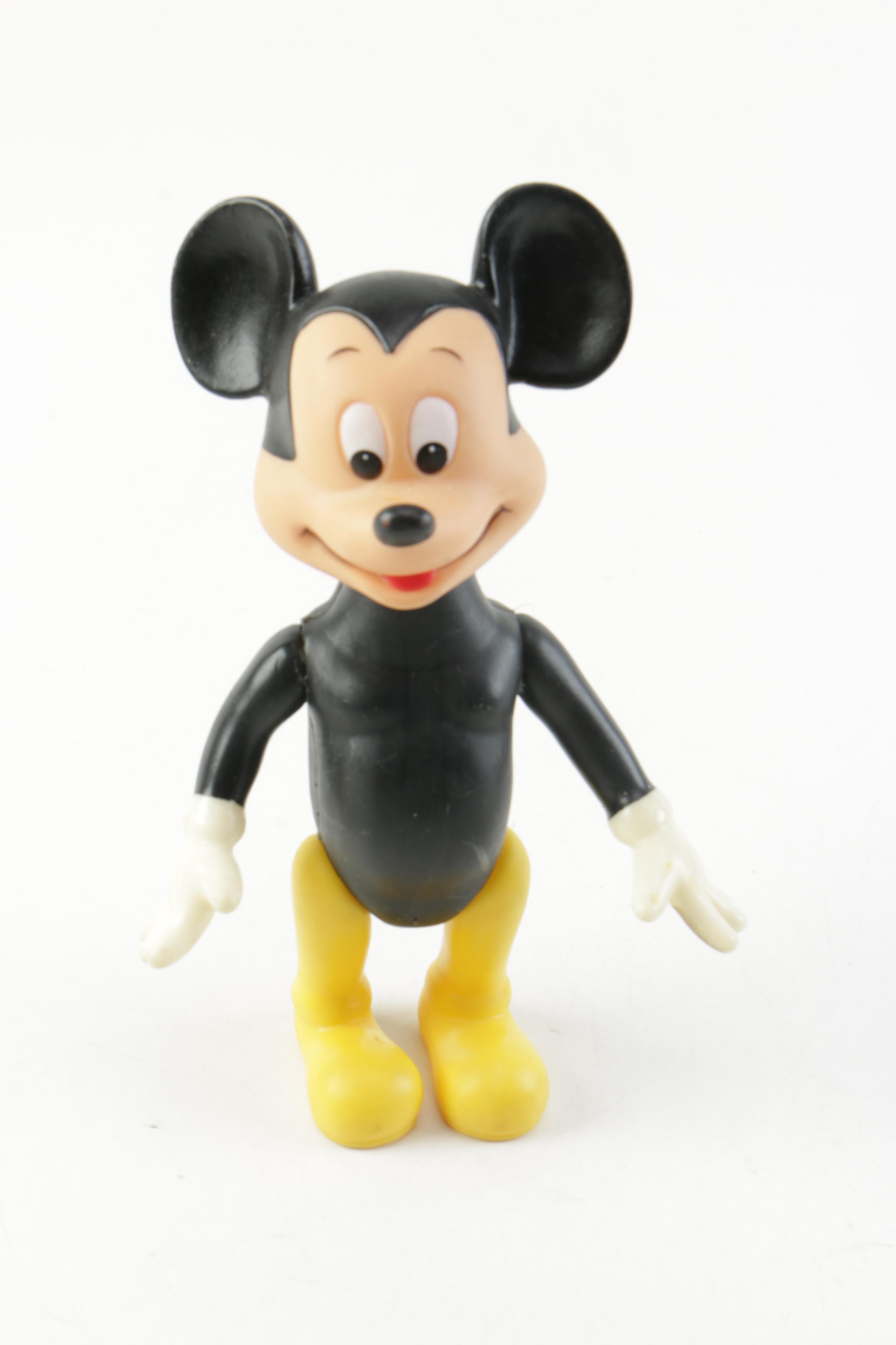 Assortment of Vintage Mickey Mouse Toys