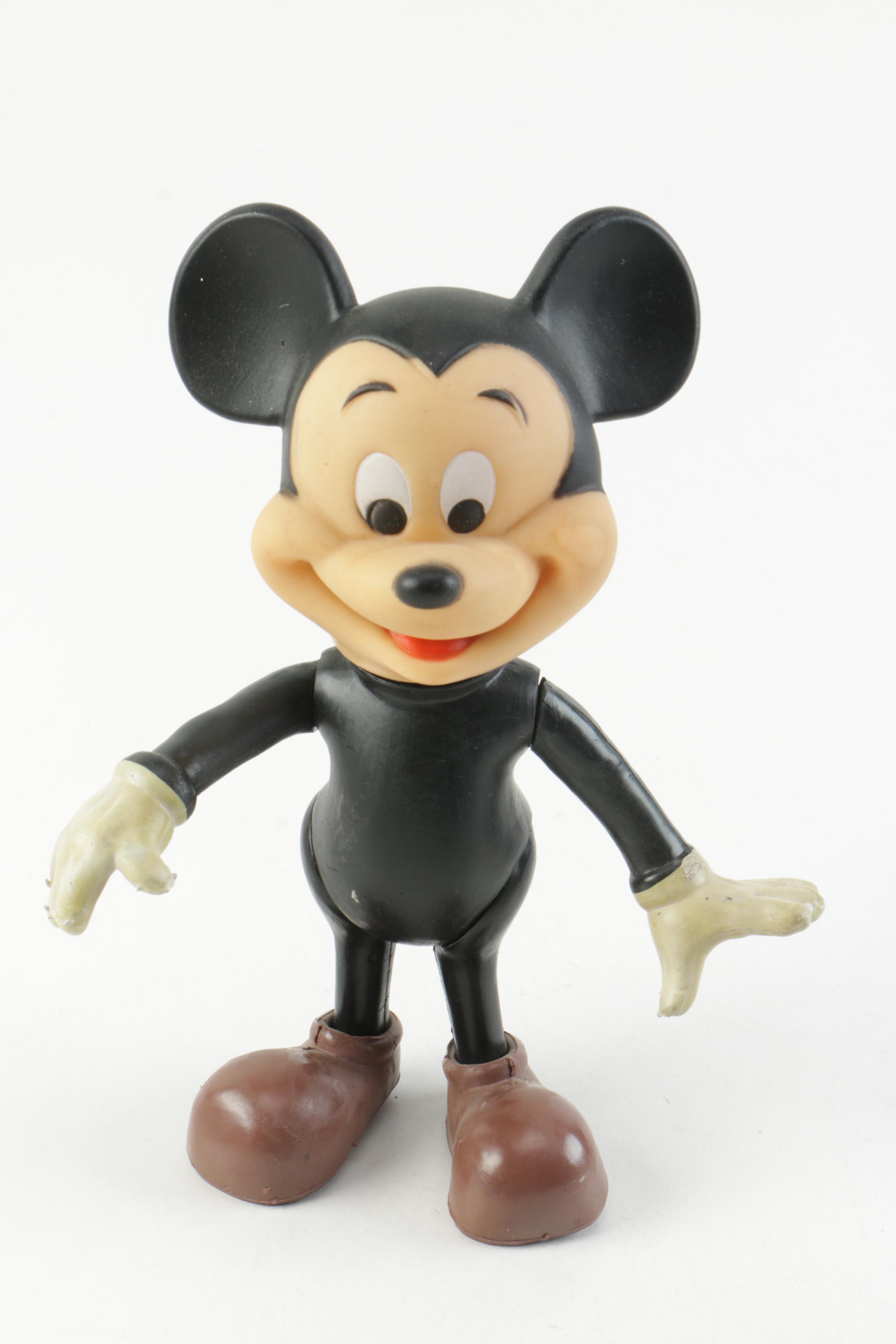 Assortment of Vintage Mickey Mouse Toys