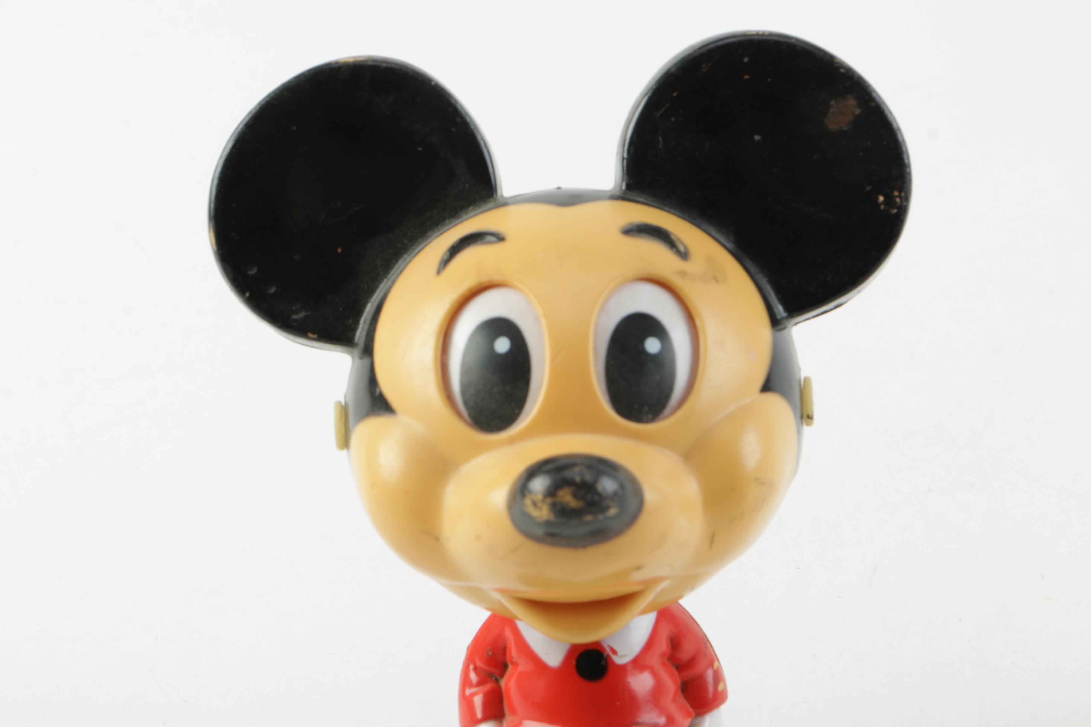 Assortment of Vintage Mickey Mouse Toys