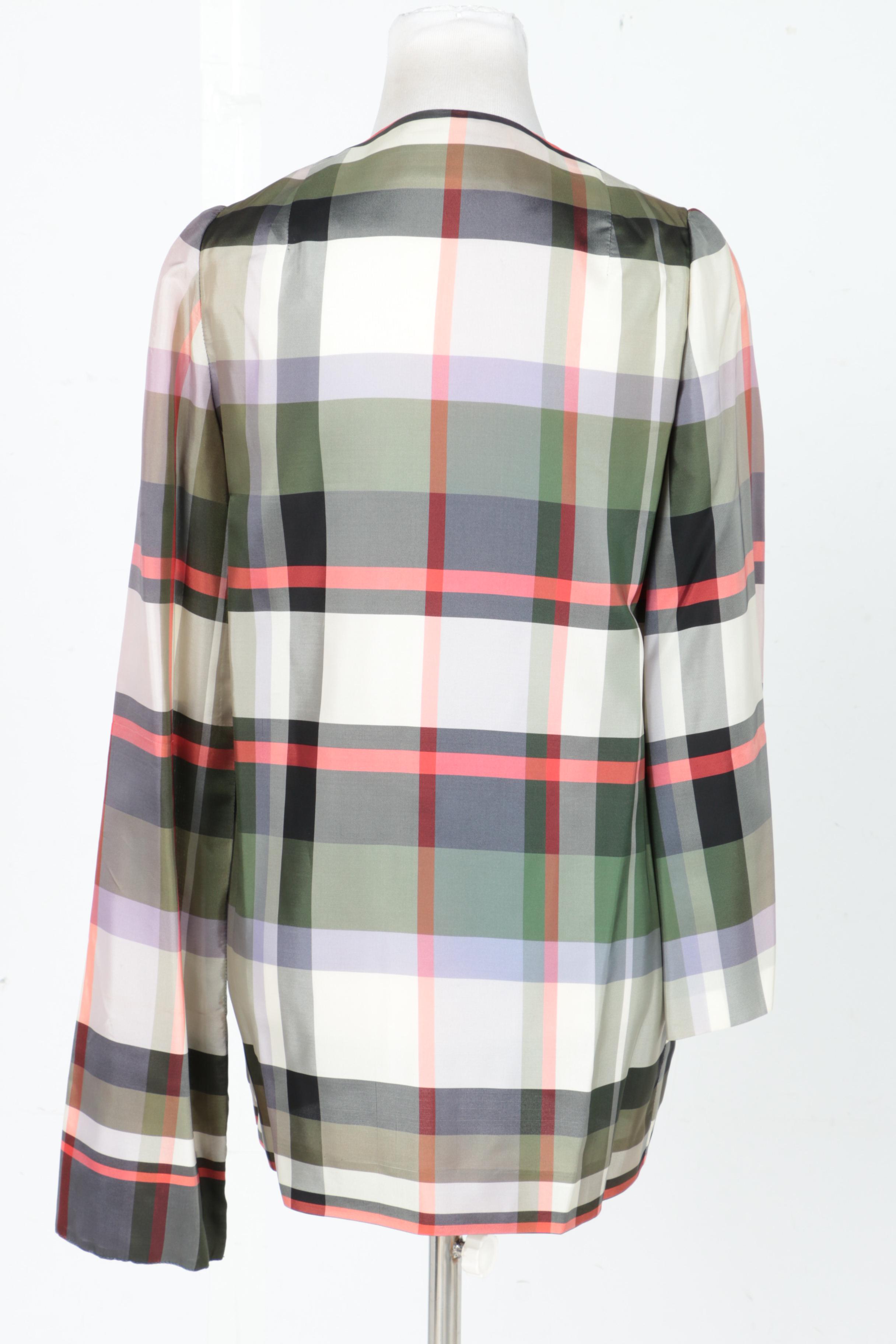 Women's Vintage Cardinali Plaid Jacket
