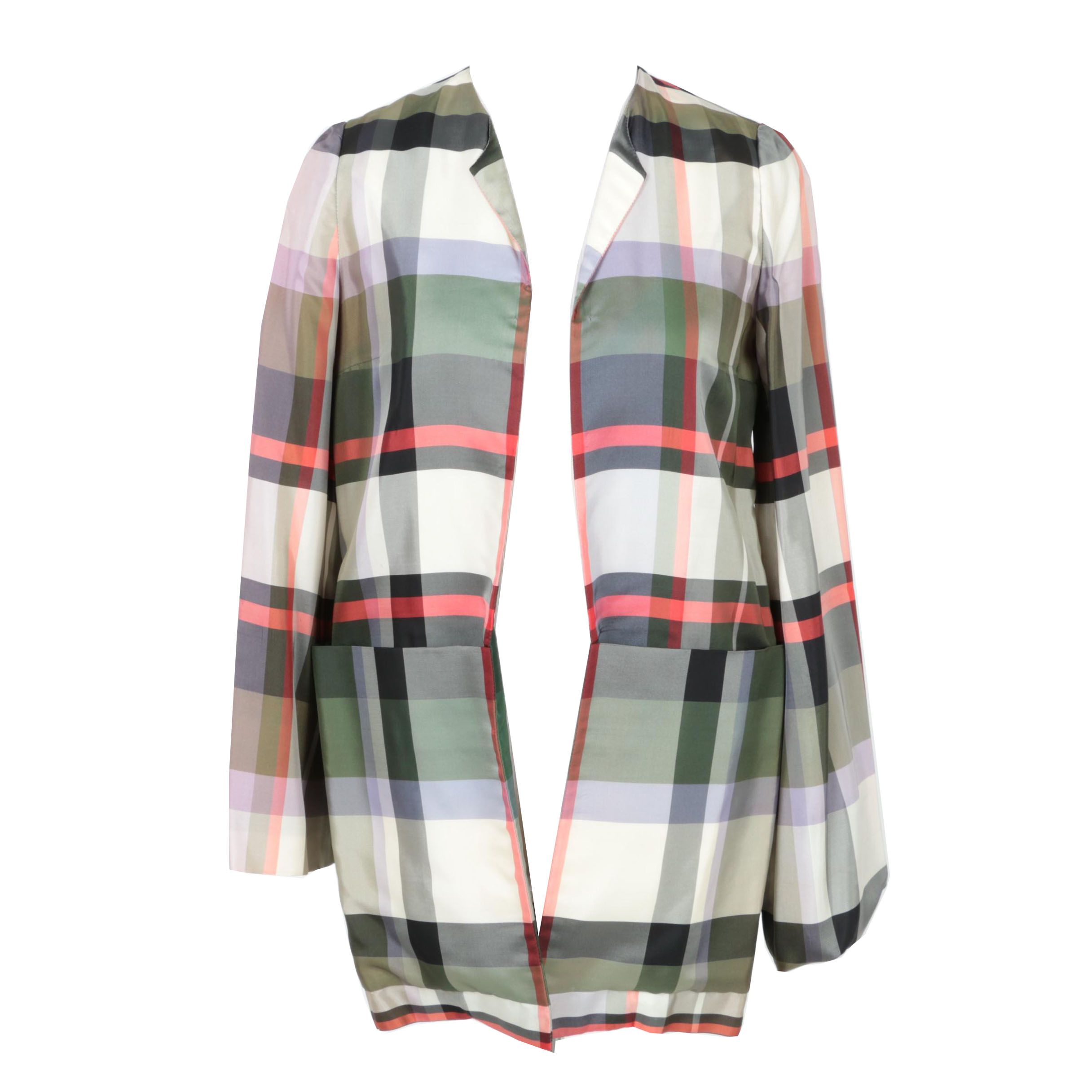 Women's Vintage Cardinali Plaid Jacket