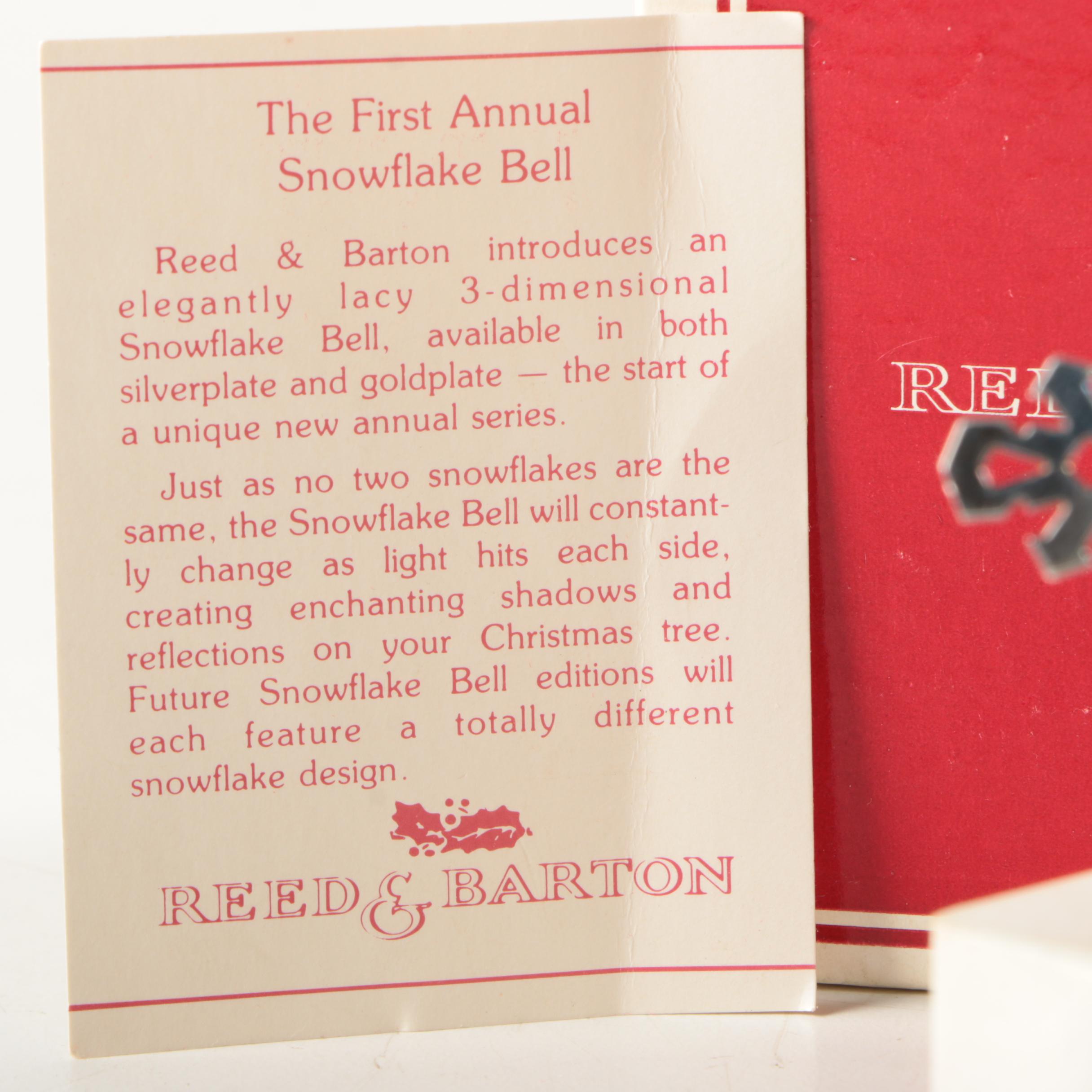 Reed & Barton Christmas Ornaments