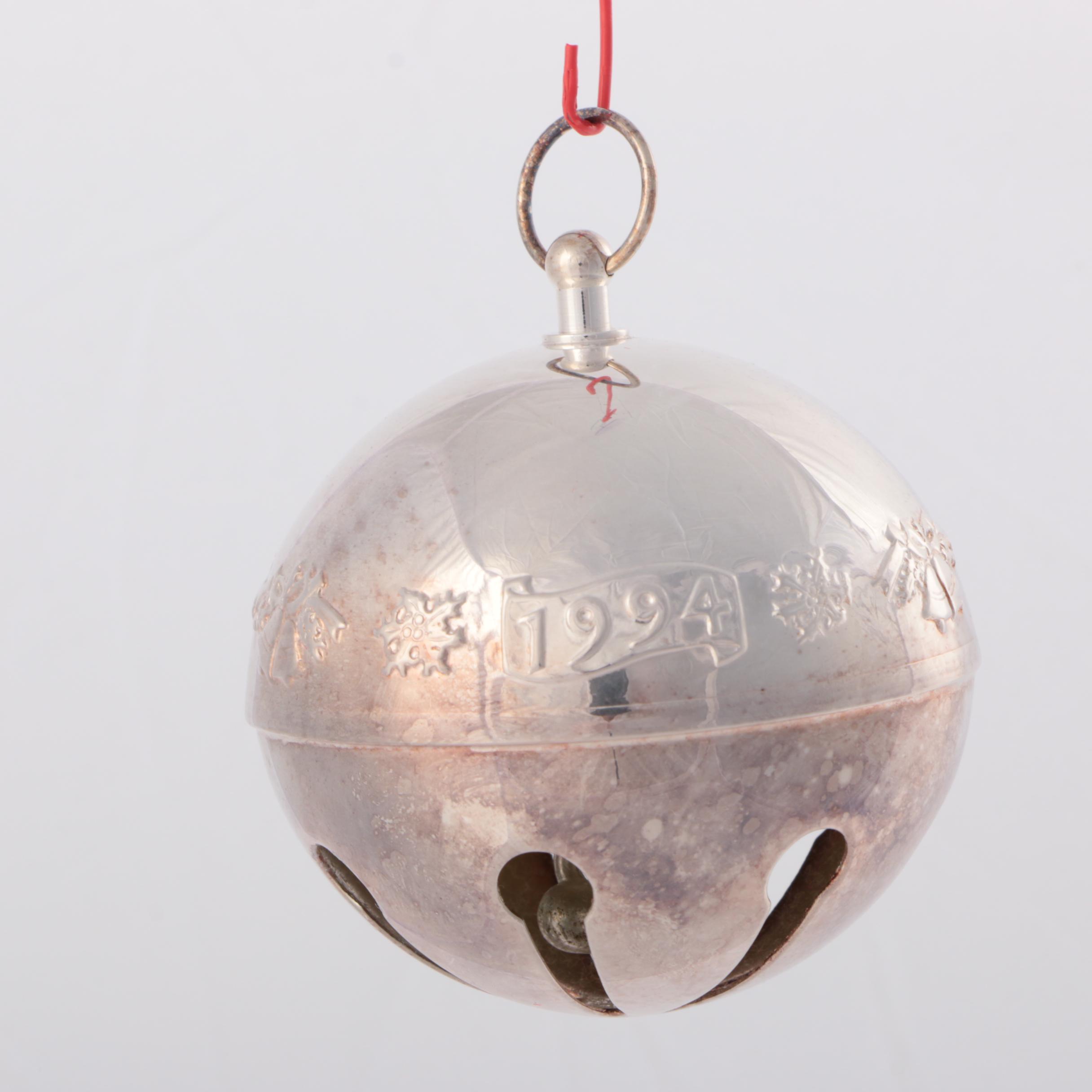 Collection of Wallace Silver Plate Ornaments