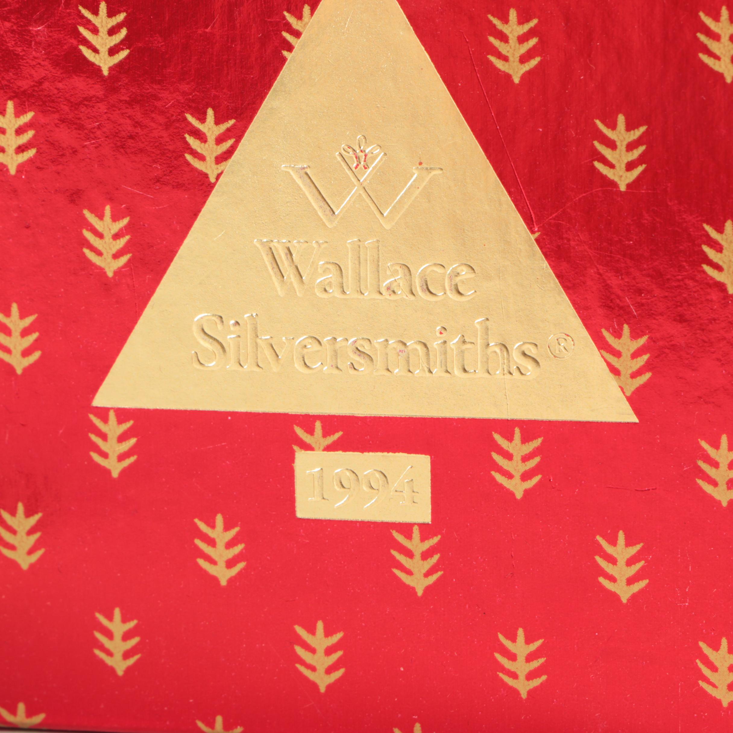 Collection of Wallace Silver Plate Ornaments