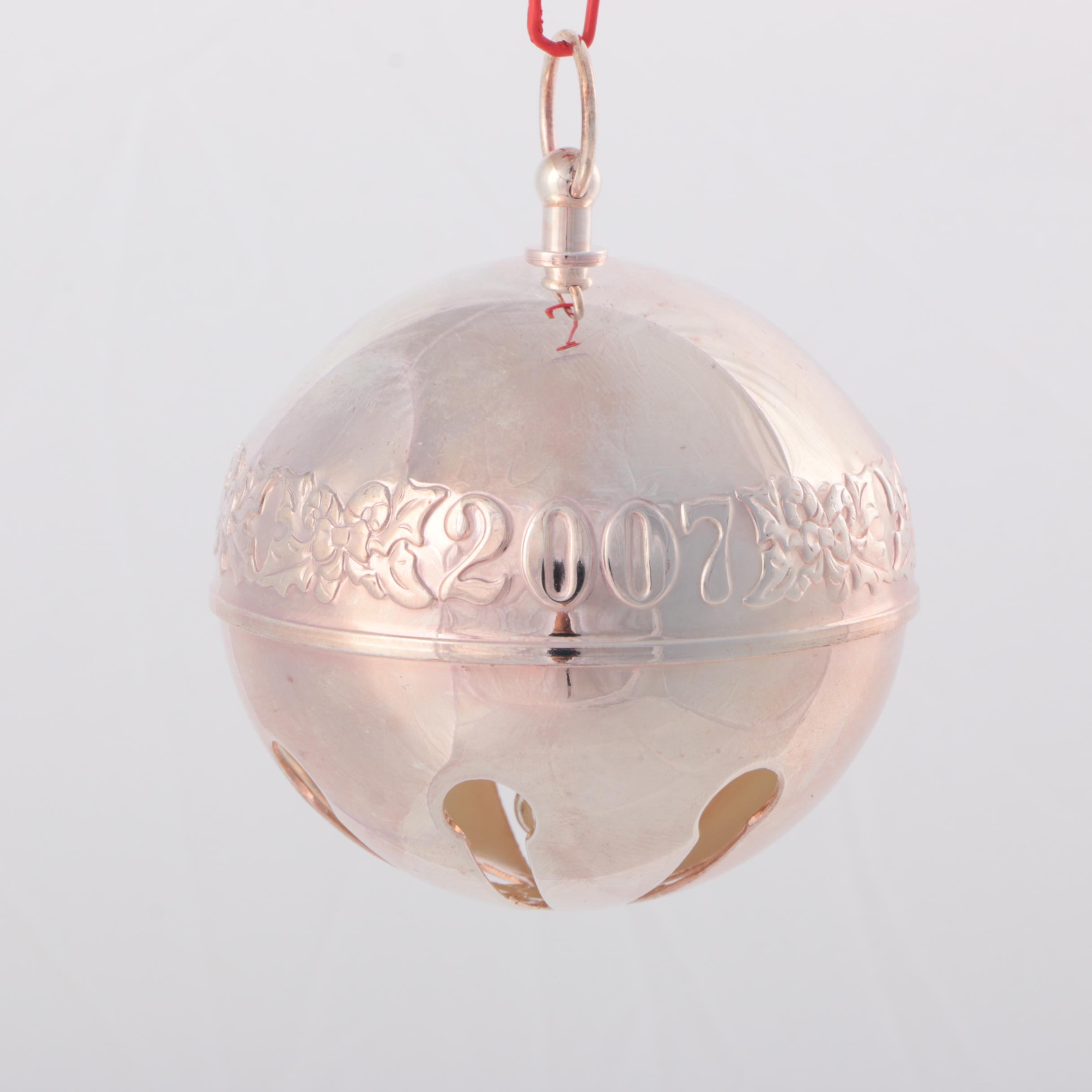 Collection of Wallace Silver Plate Ornaments