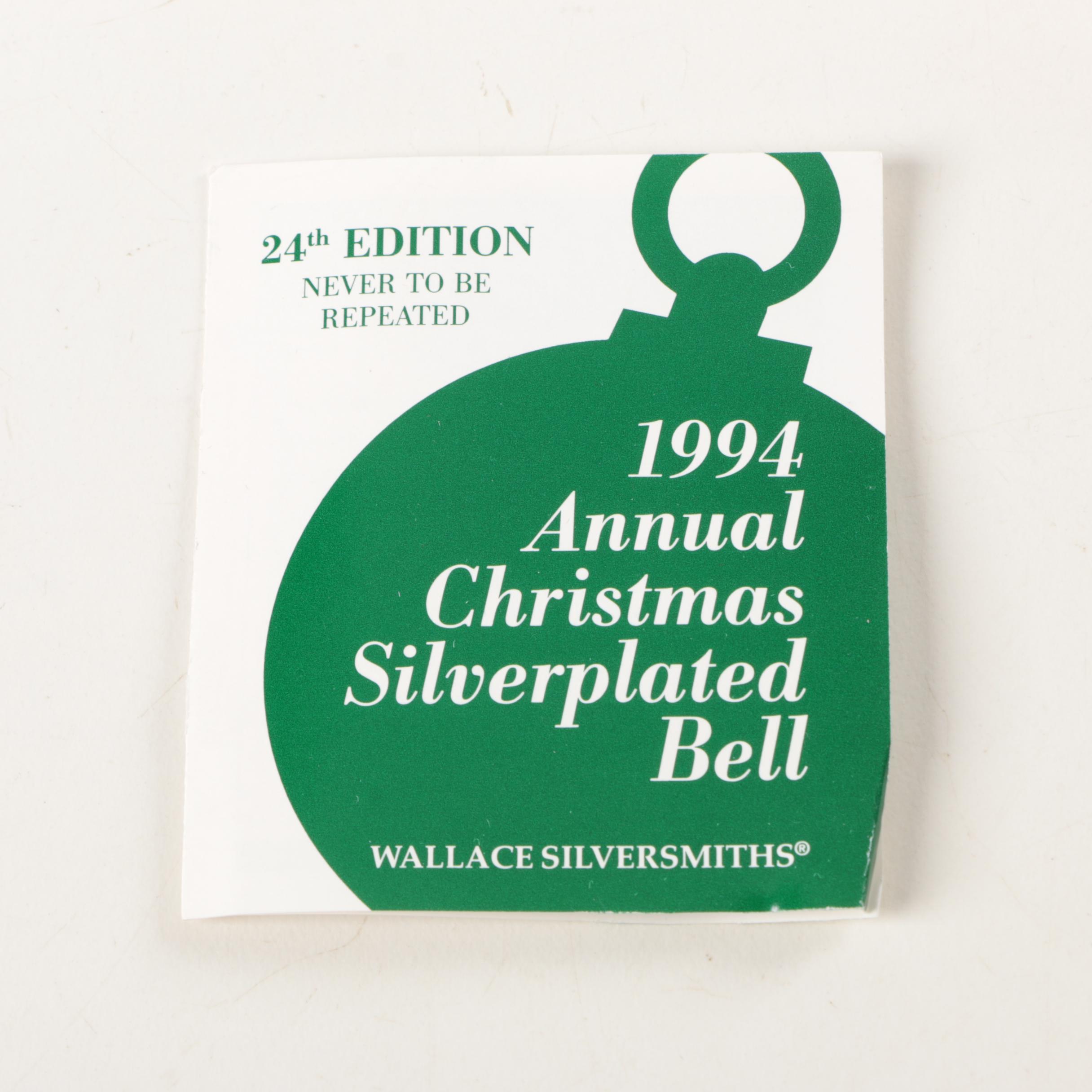 Collection of Wallace Silver Plate Ornaments