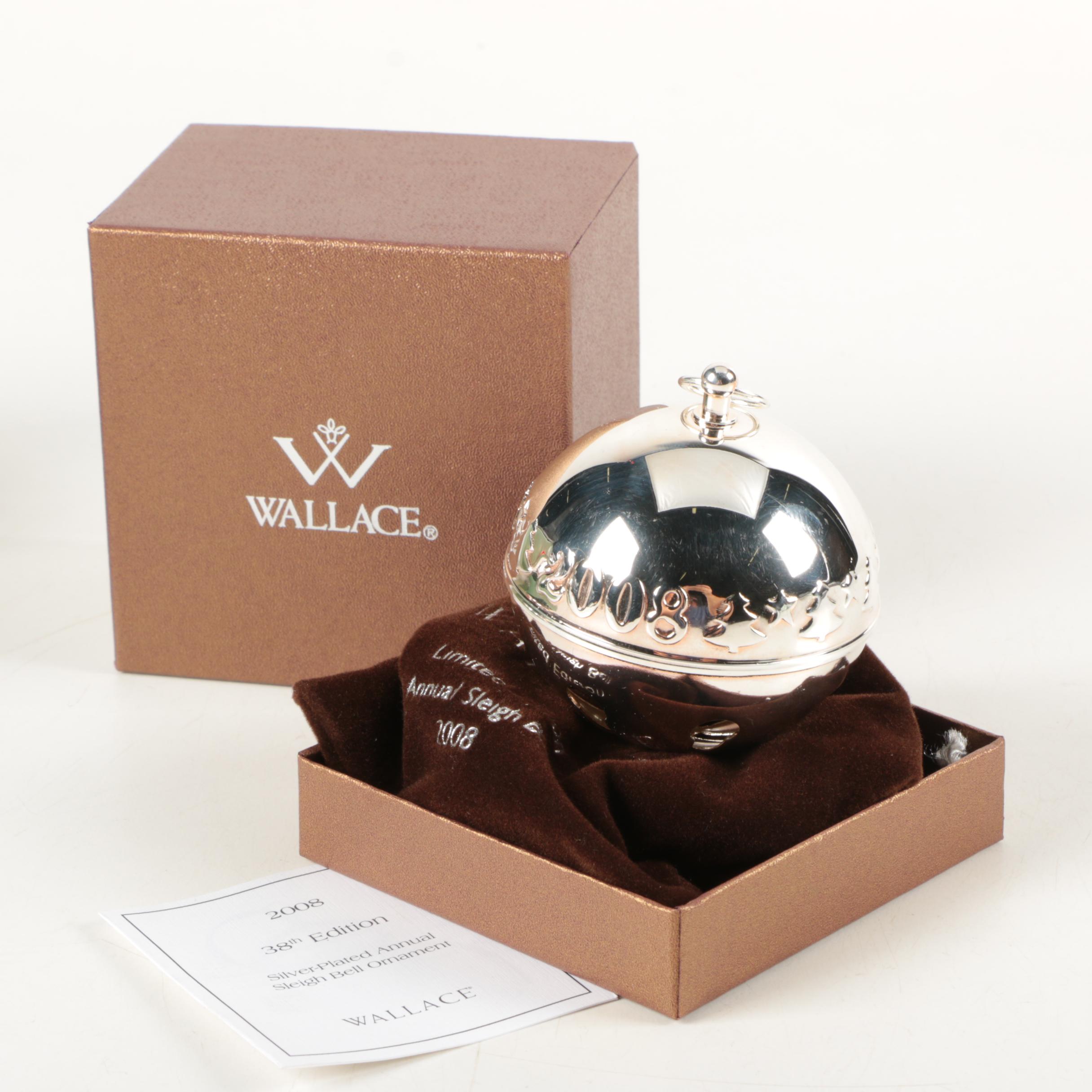 Collection of Wallace Silver Plate Ornaments