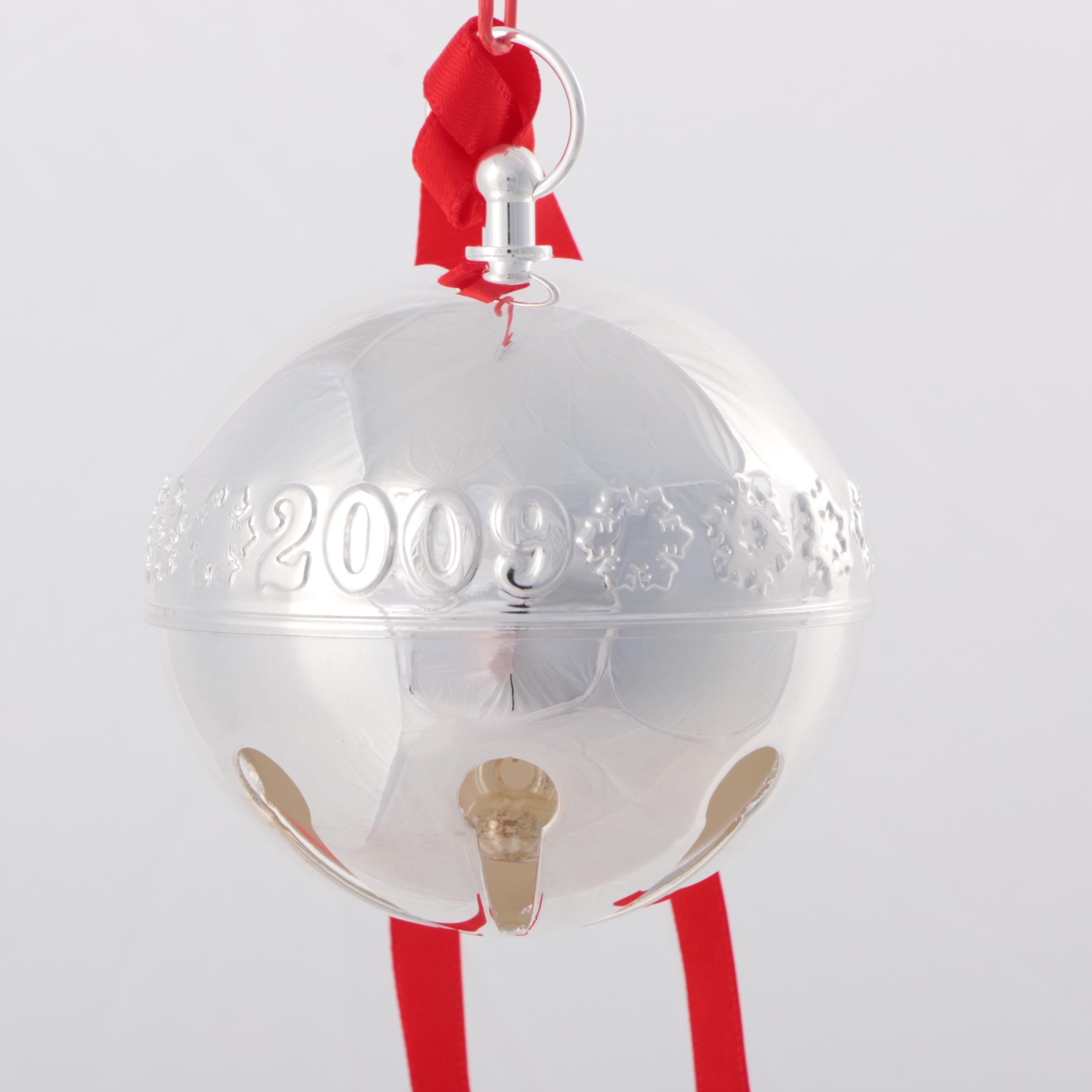 Collection of Wallace Silver Plate Ornaments