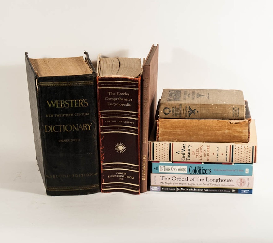 Antique & Vintage Reference and History Books
