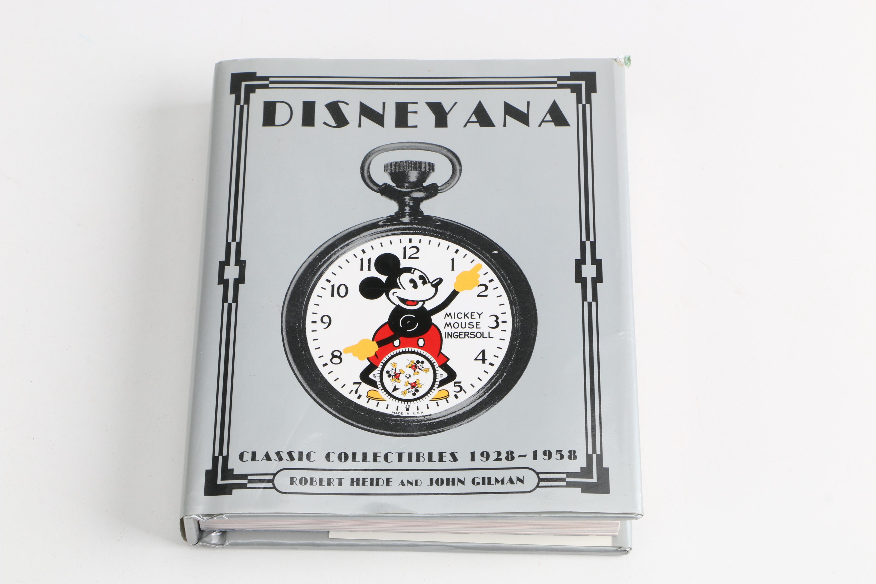 Assortment of Disney Books and Merchandise