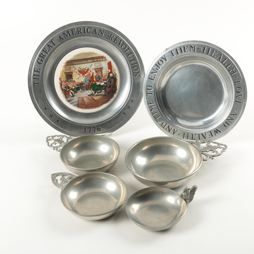 Williamsport Foundry Pewter, Wilton Armetale and Other Pewter Tableware