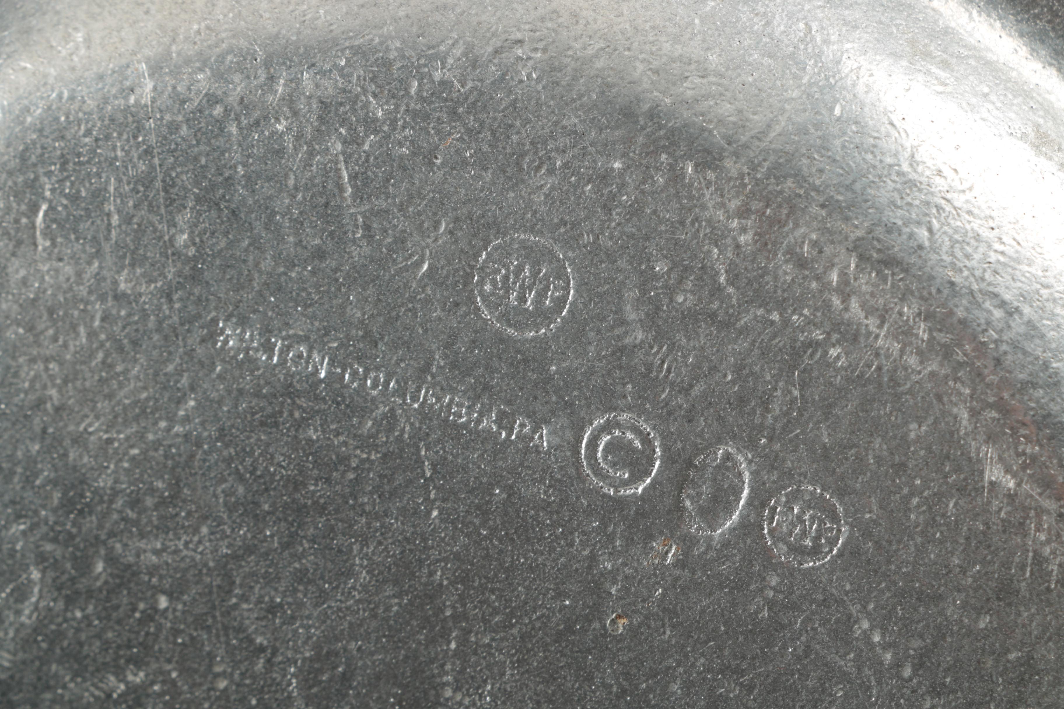 Williamsport Foundry Pewter, Wilton Armetale and Other Pewter Tableware