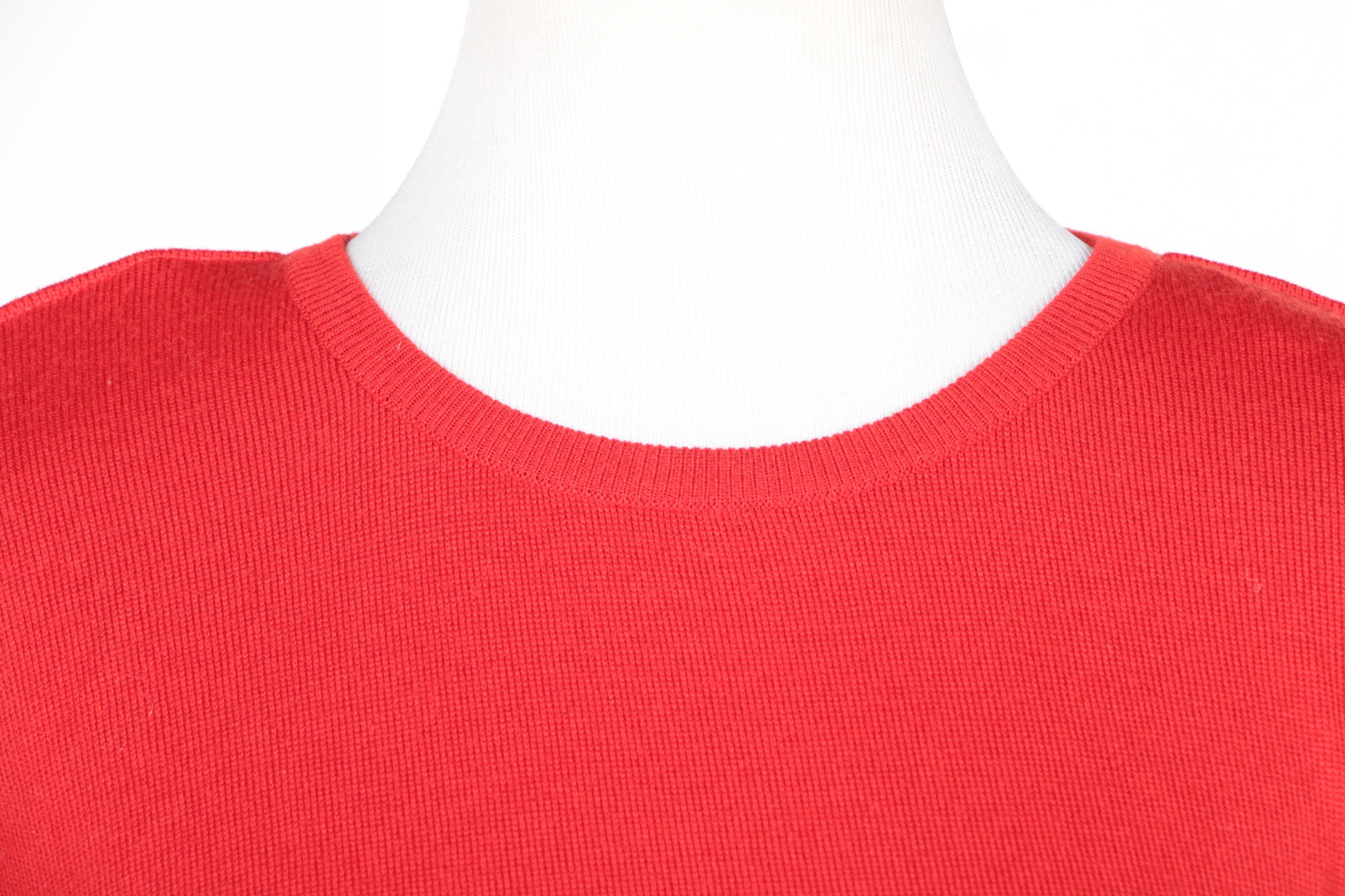 Alaïa Red Knit Day Dress