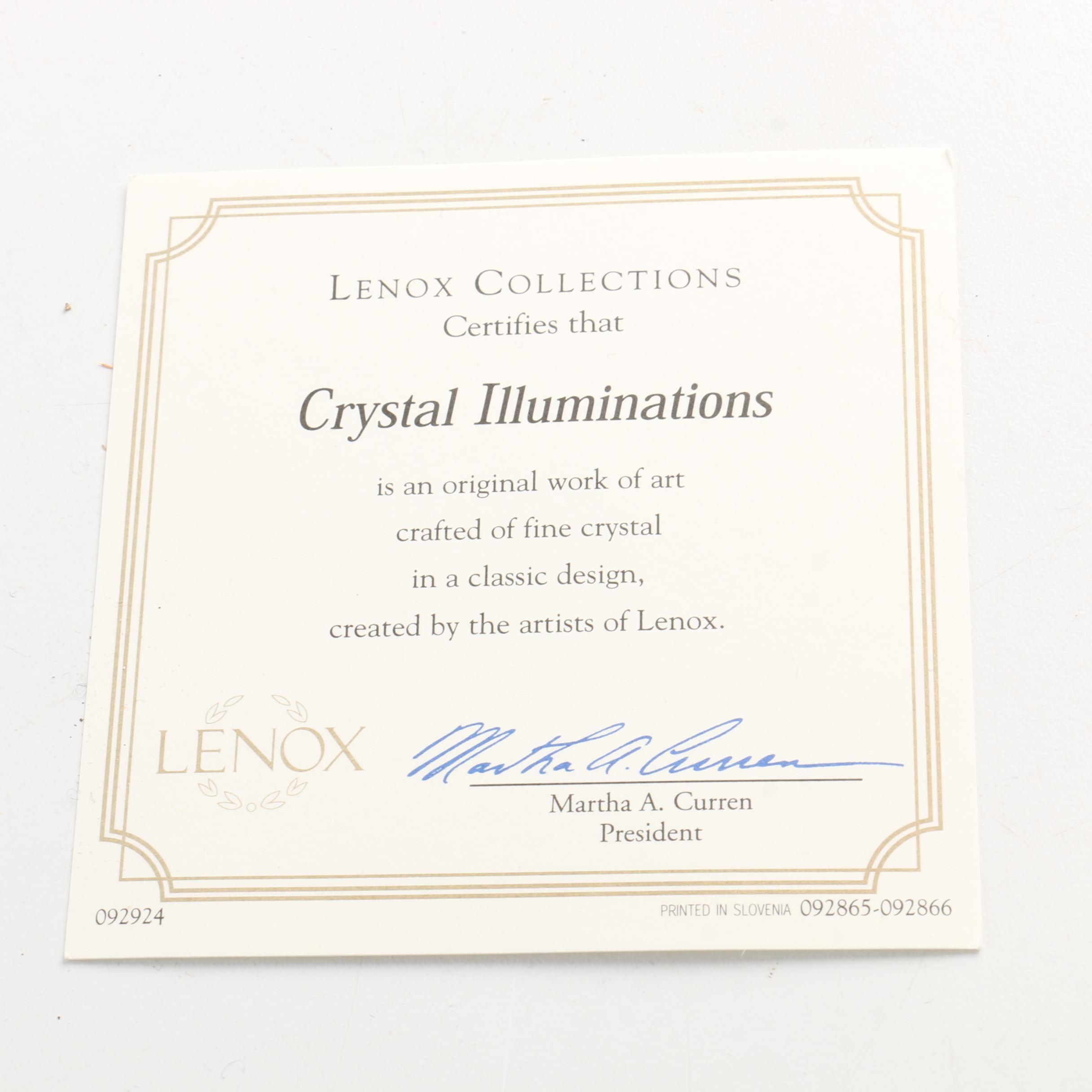 Lenox Crystal Tableware
