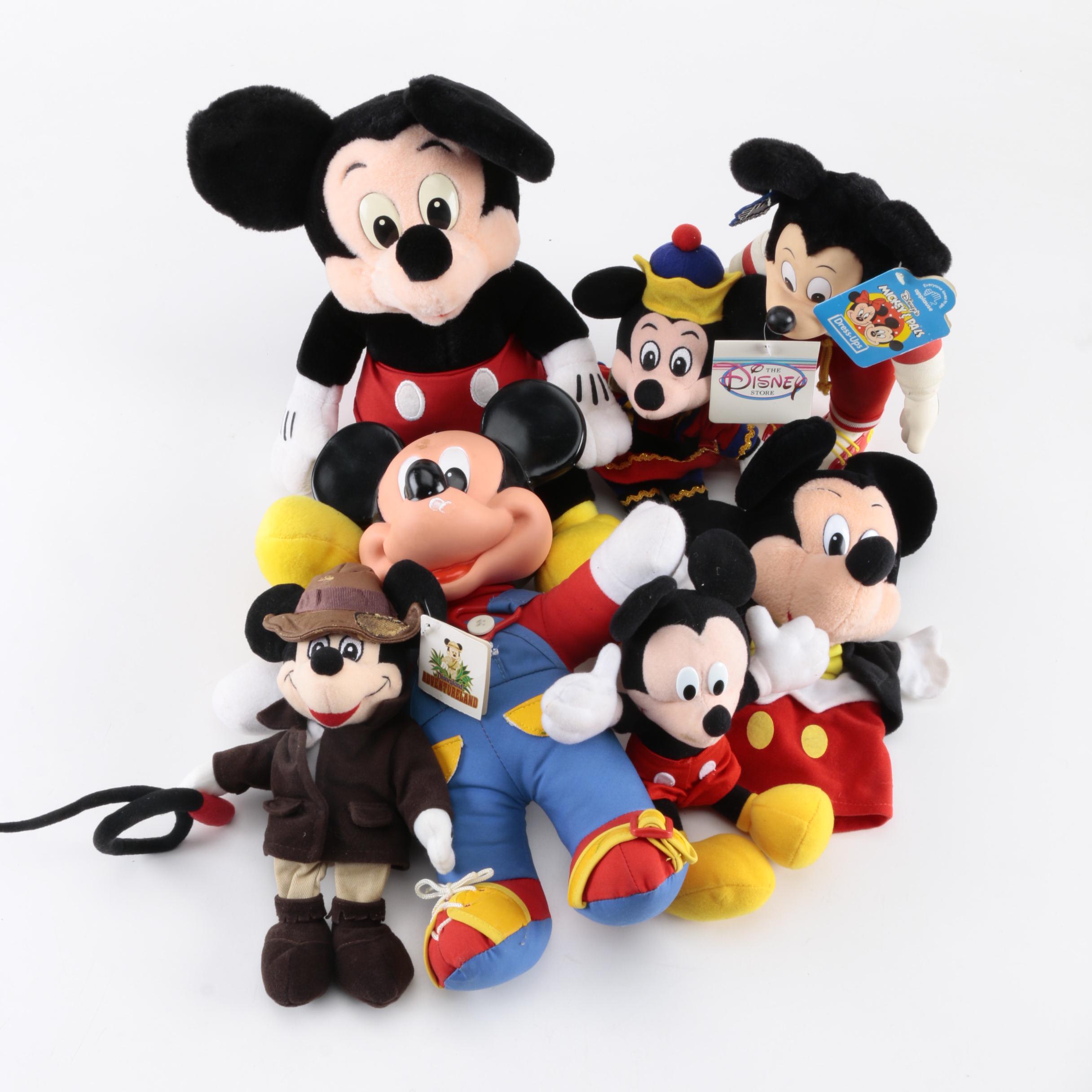 Vintage Mickey Mouse Plush Toys