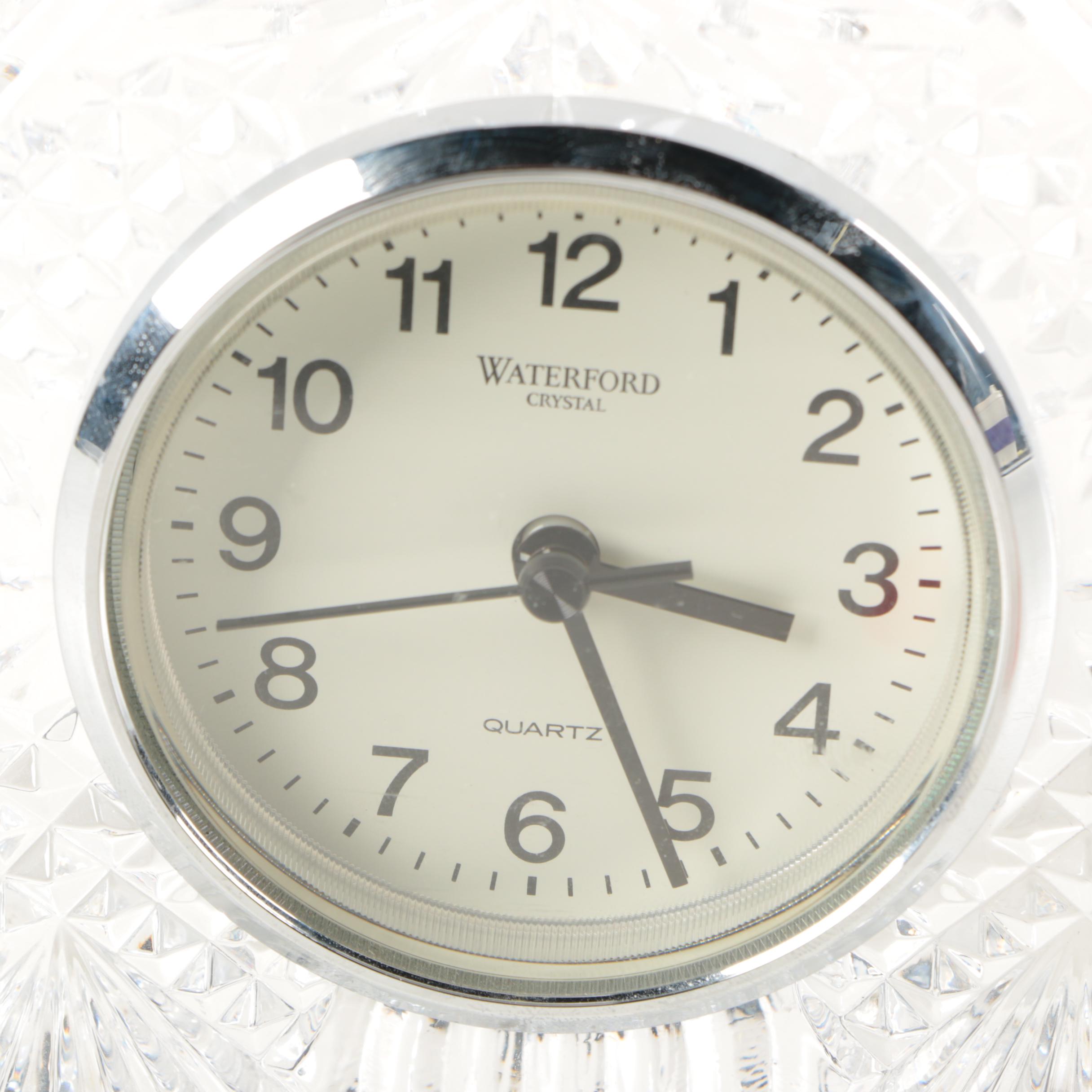 Waterford Crystal "Giftware" Teddy Bear Clock