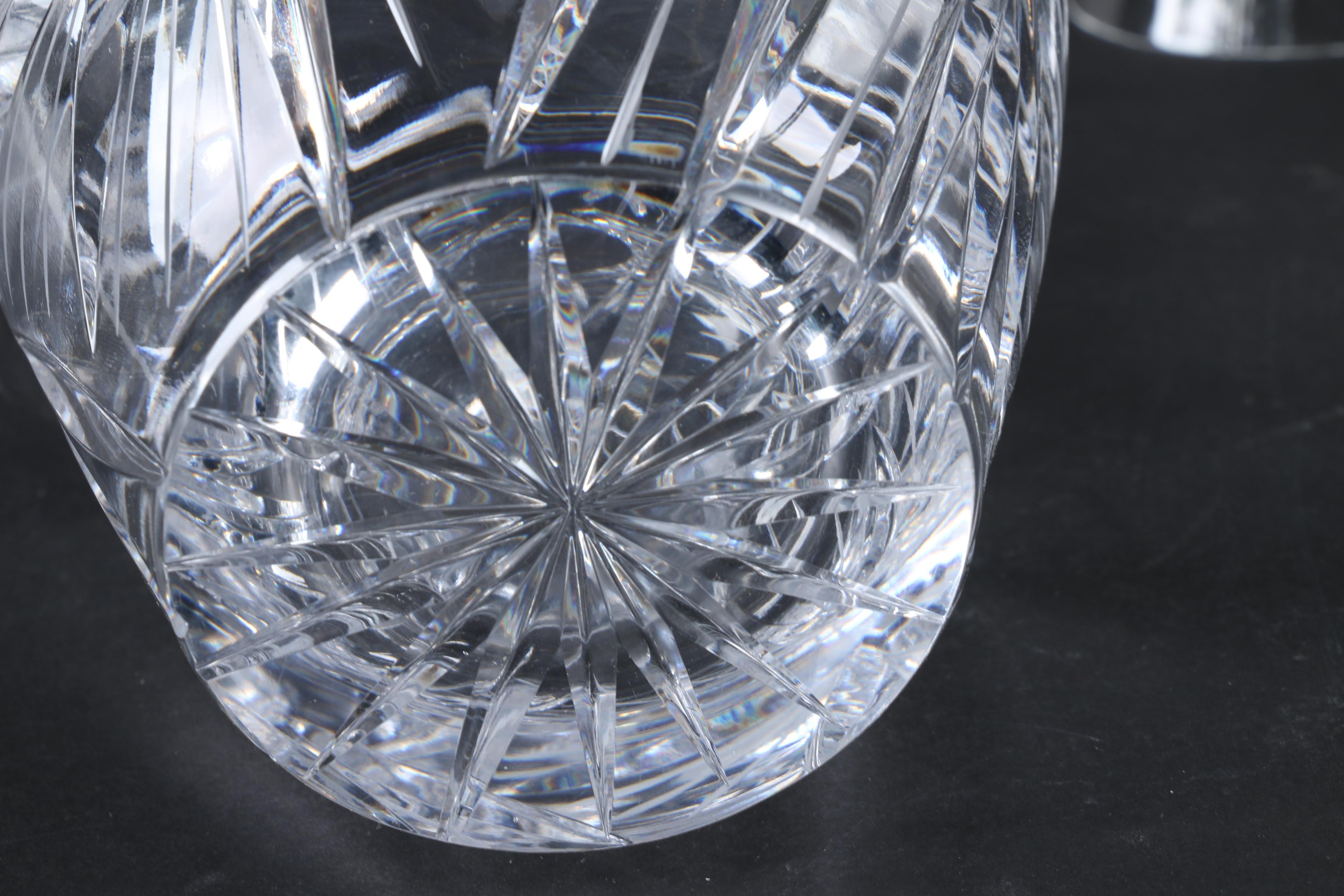 Crystal Pitcher, Bell and Bowl