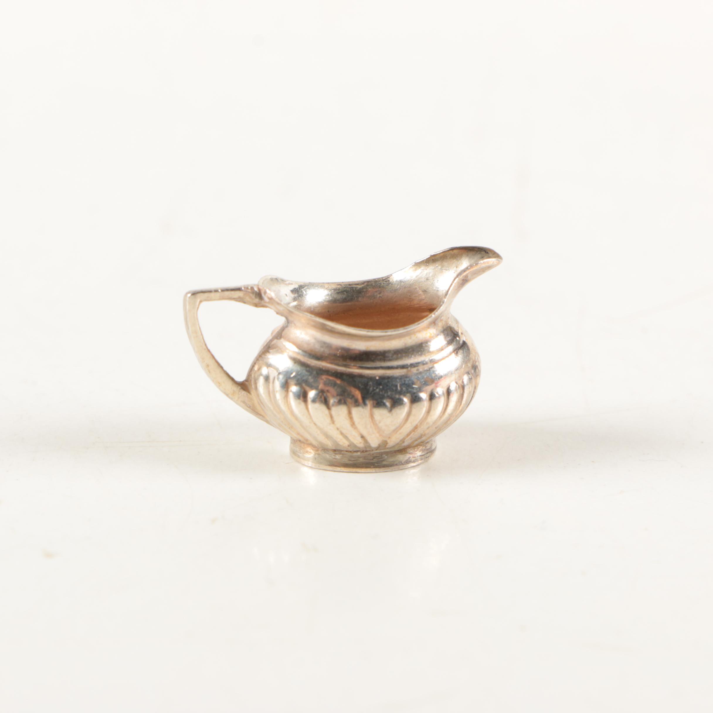 1976 A. Marston & Co. Miniature Birmingham Sterling Silver Coffee and Tea Set